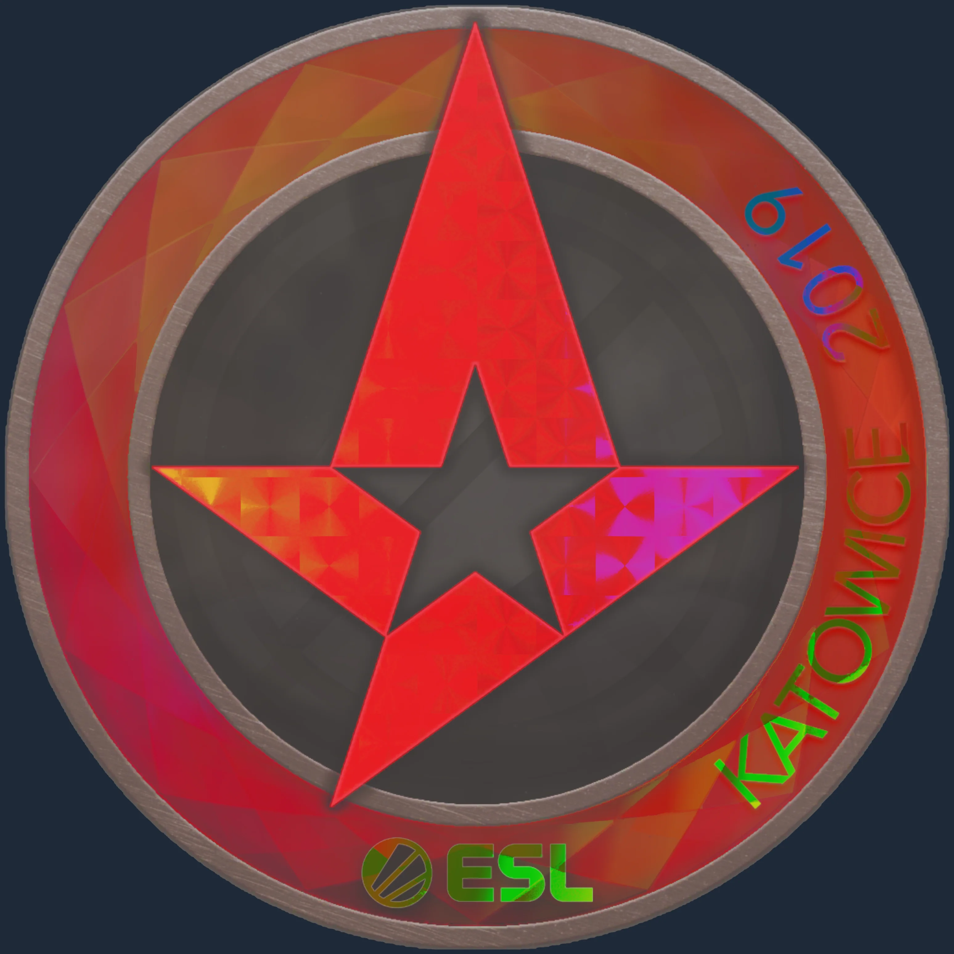 Sticker | Astralis (Holo) | Katowice 2019 Image
