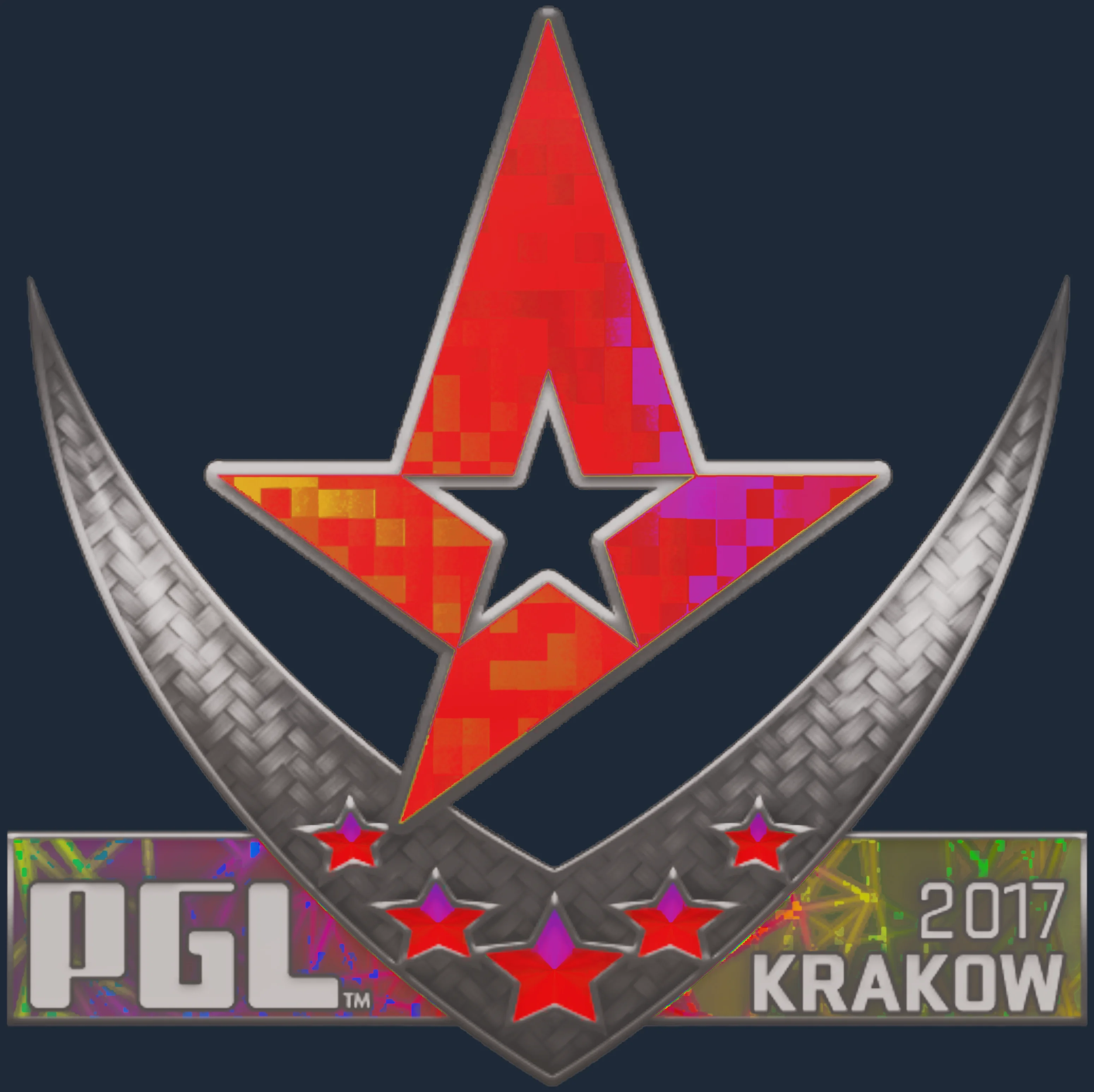 Sticker | Astralis (Holo) | Krakow 2017 Image