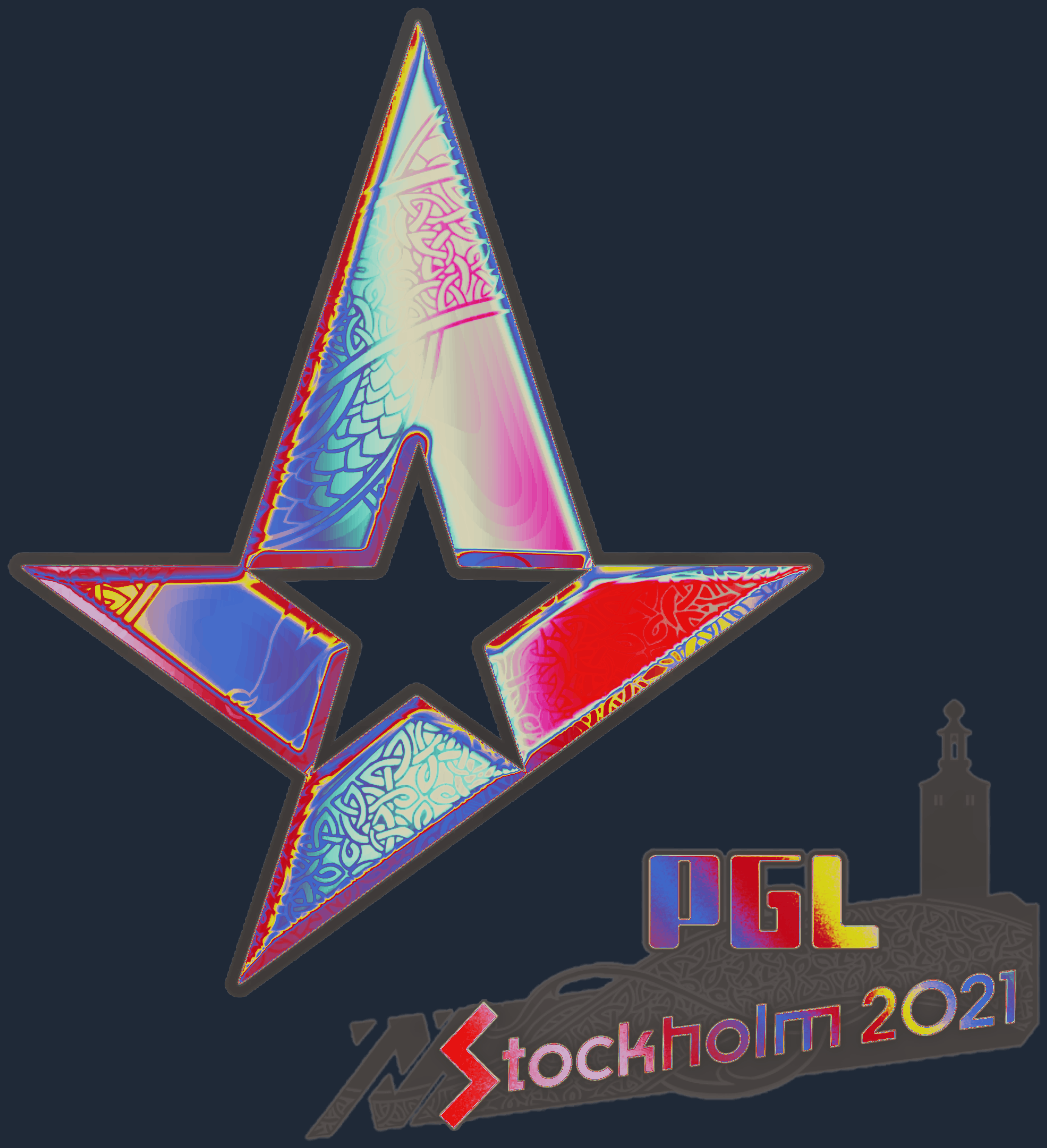 Sticker | Astralis (Holo) | Stockholm 2021 Image