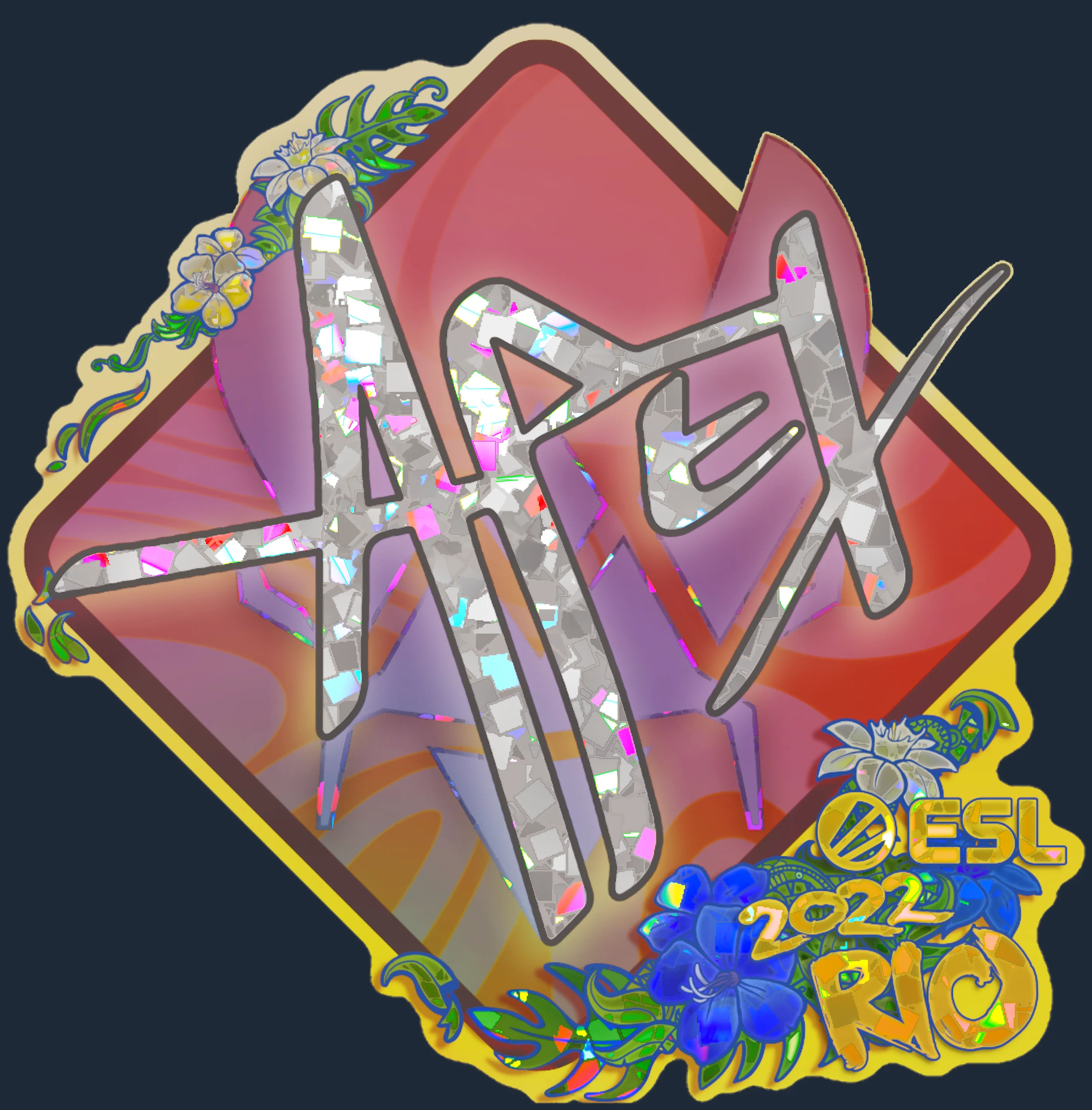 Sticker | apEX (Glitter) | Rio 2022 Image