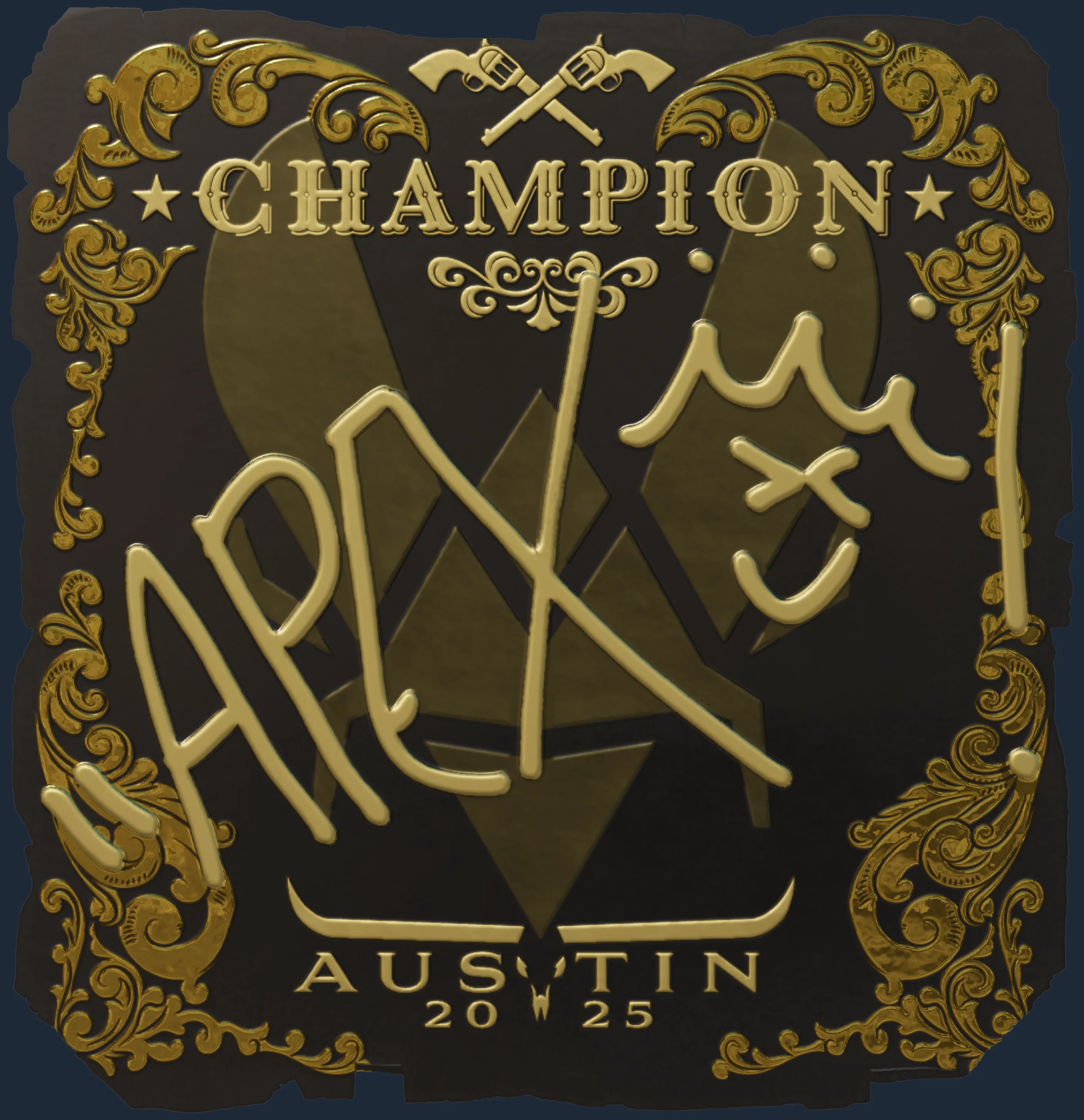 Sticker | apEX (Gold, Champion) | Austin 2025 Image
