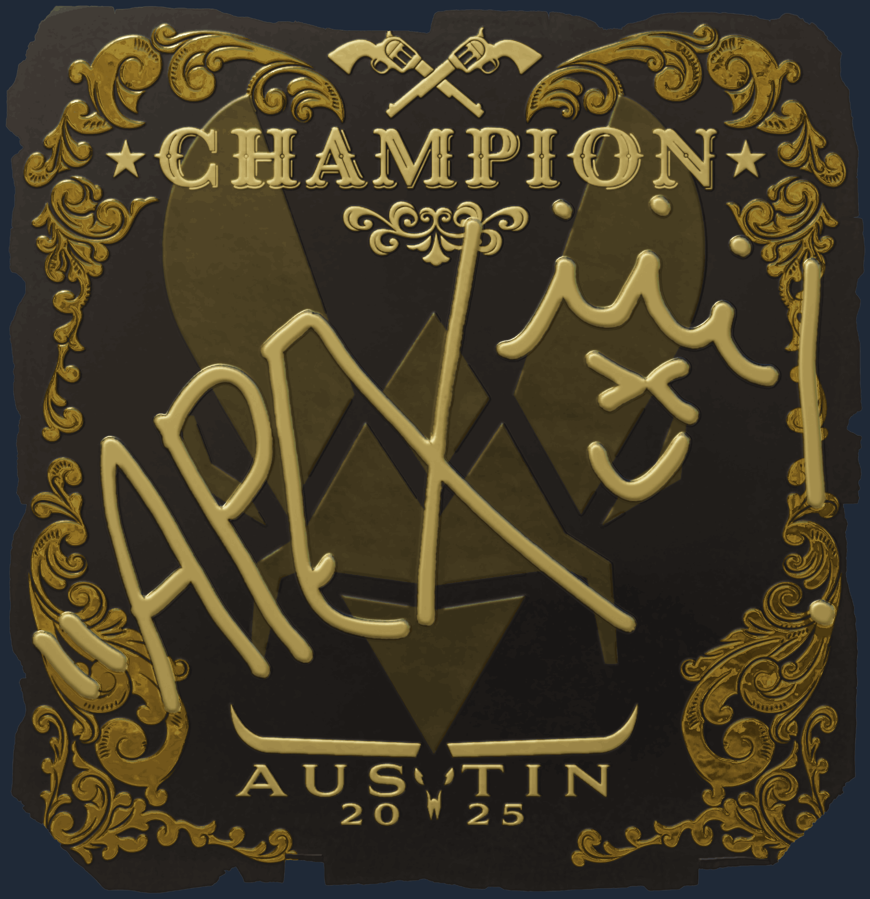 Sticker | apEX (Gold, Champion) | Austin 2025 Image