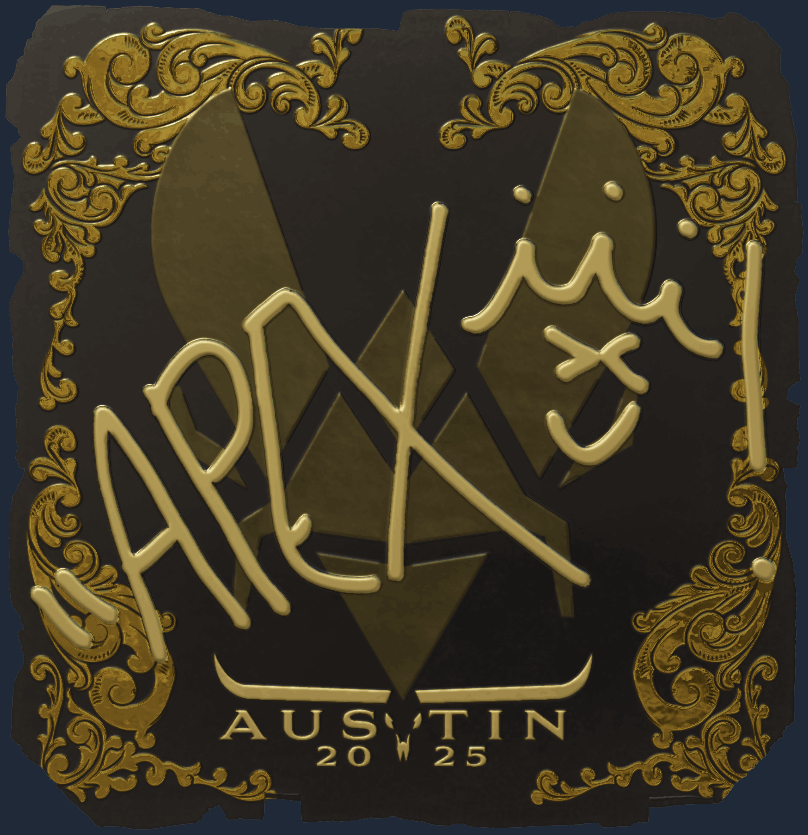 Sticker | apEX (Gold) | Austin 2025 Image