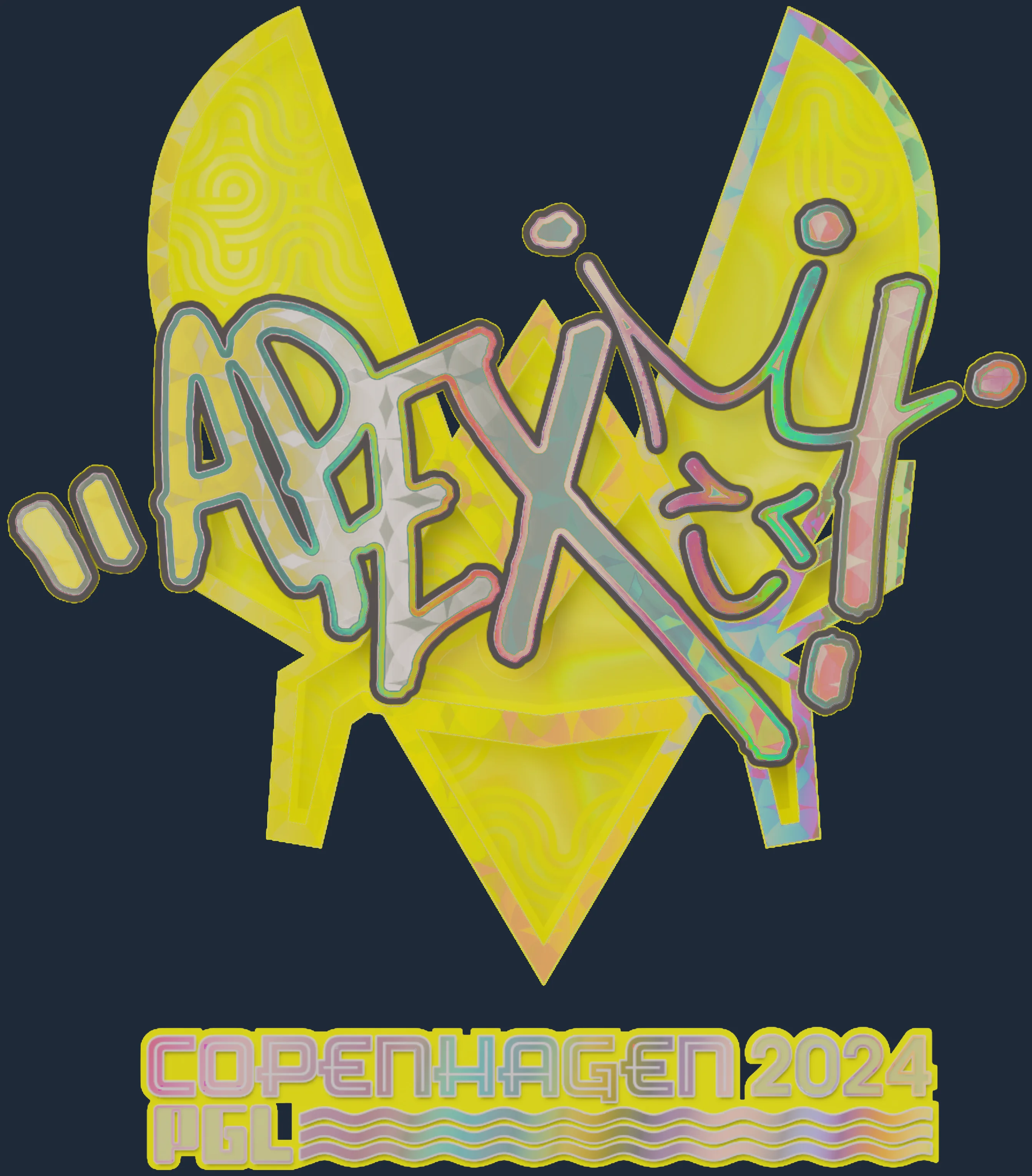 Sticker | apEX (Holo) | Copenhagen 2024 Image
