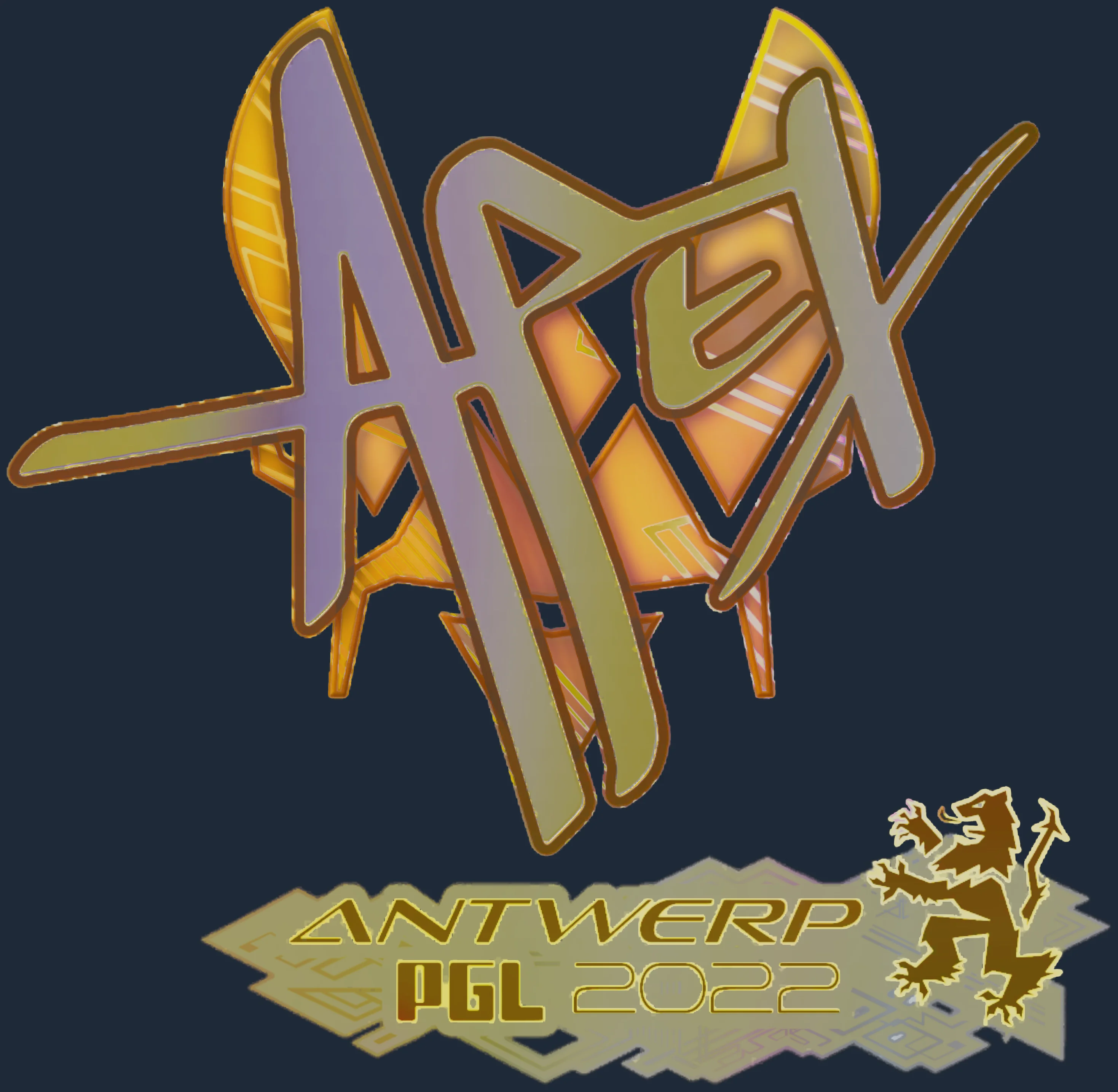 Sticker | apEX (Holo) | Antwerp 2022 Image