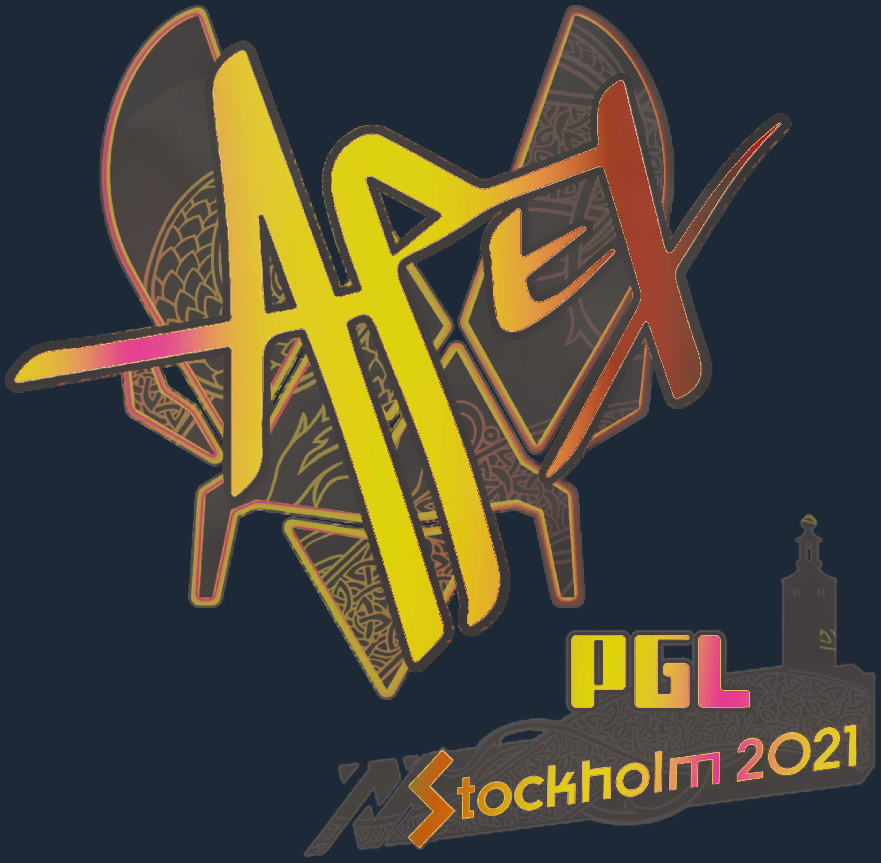 Sticker | apEX (Holo) | Stockholm 2021 Image