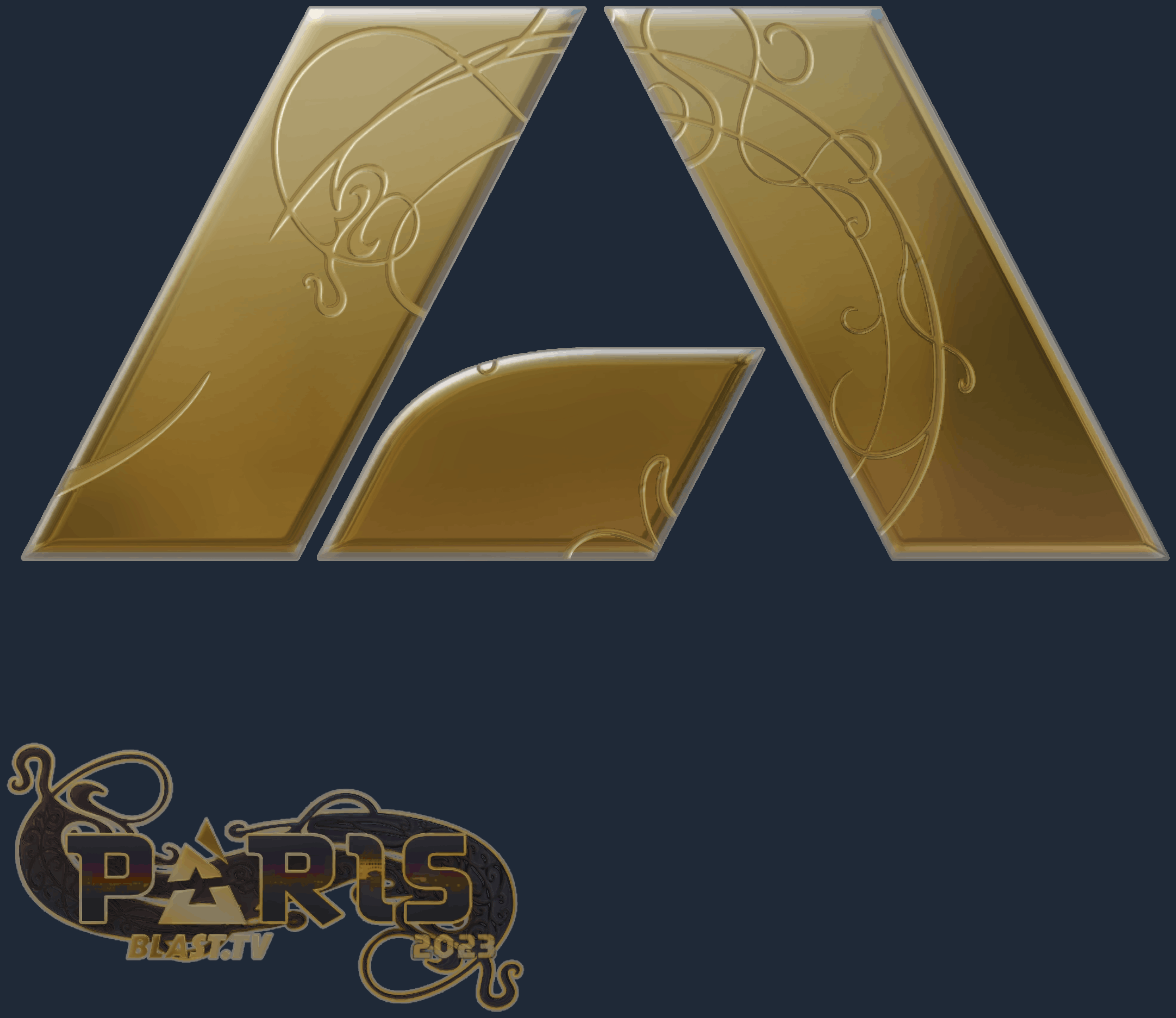 Sticker | Apeks (Gold) | Paris 2023 Image