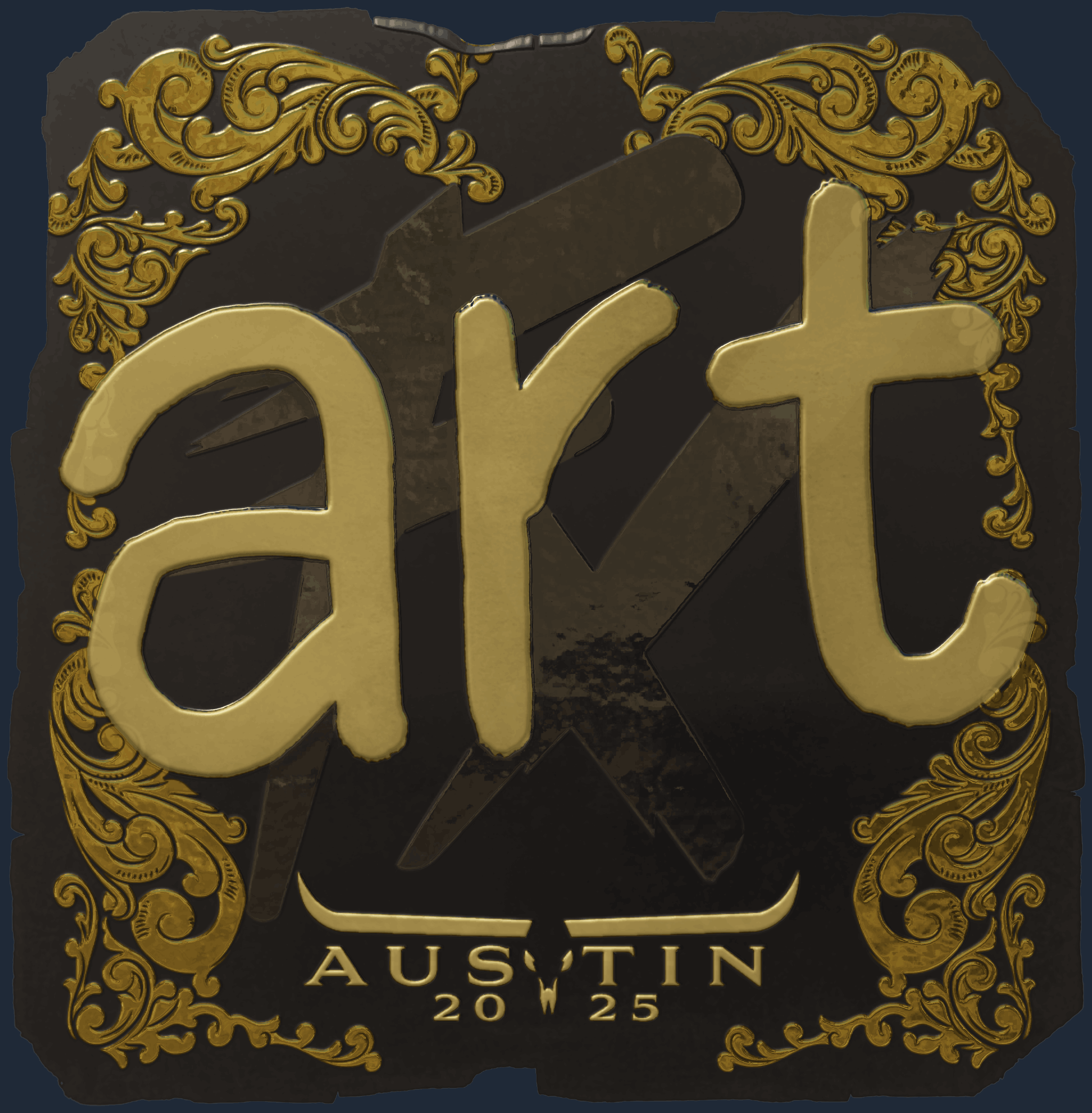 Sticker | arT (Gold) | Austin 2025 Image