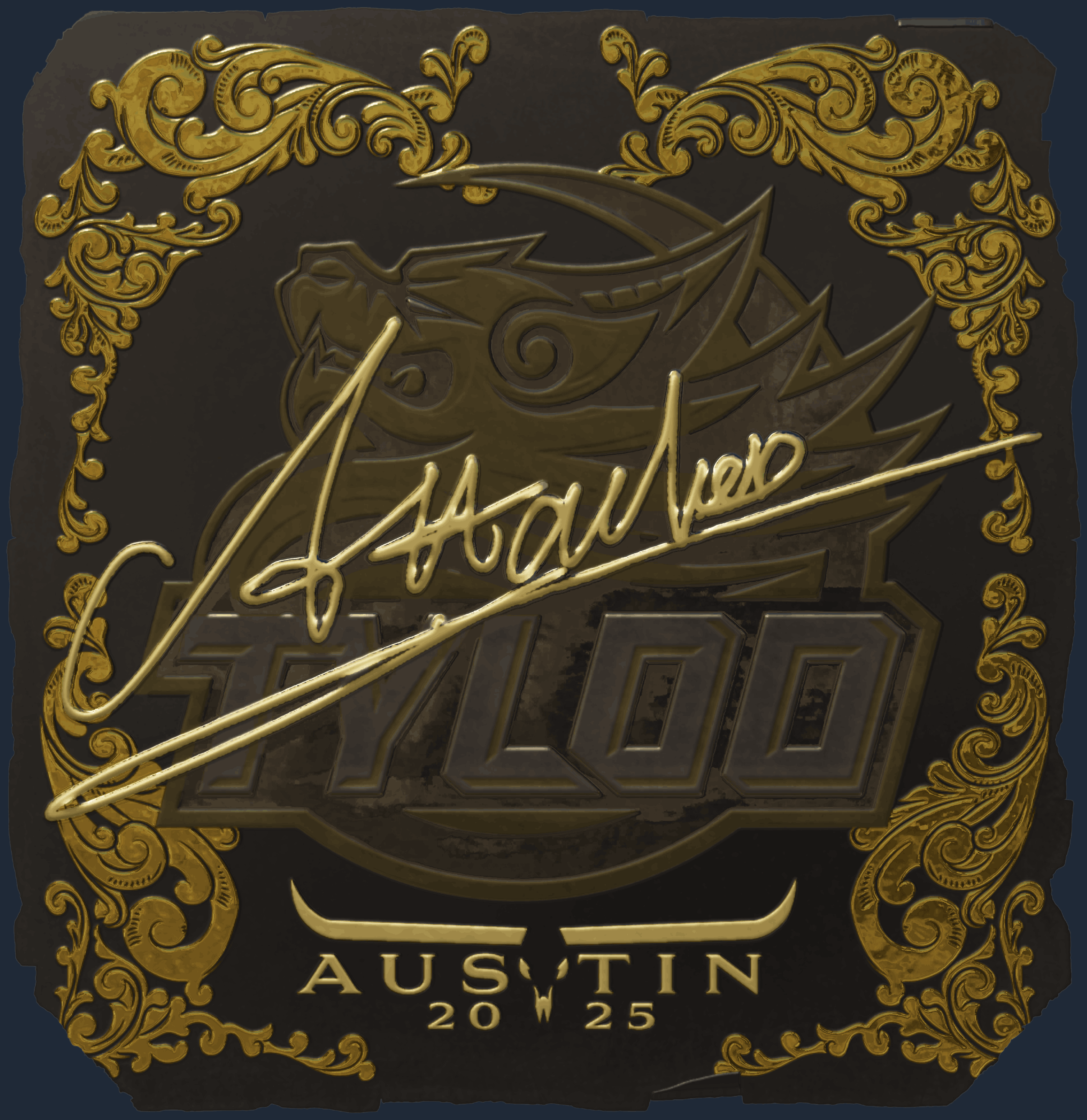 Sticker | Attacker (Gold) | Austin 2025 Image