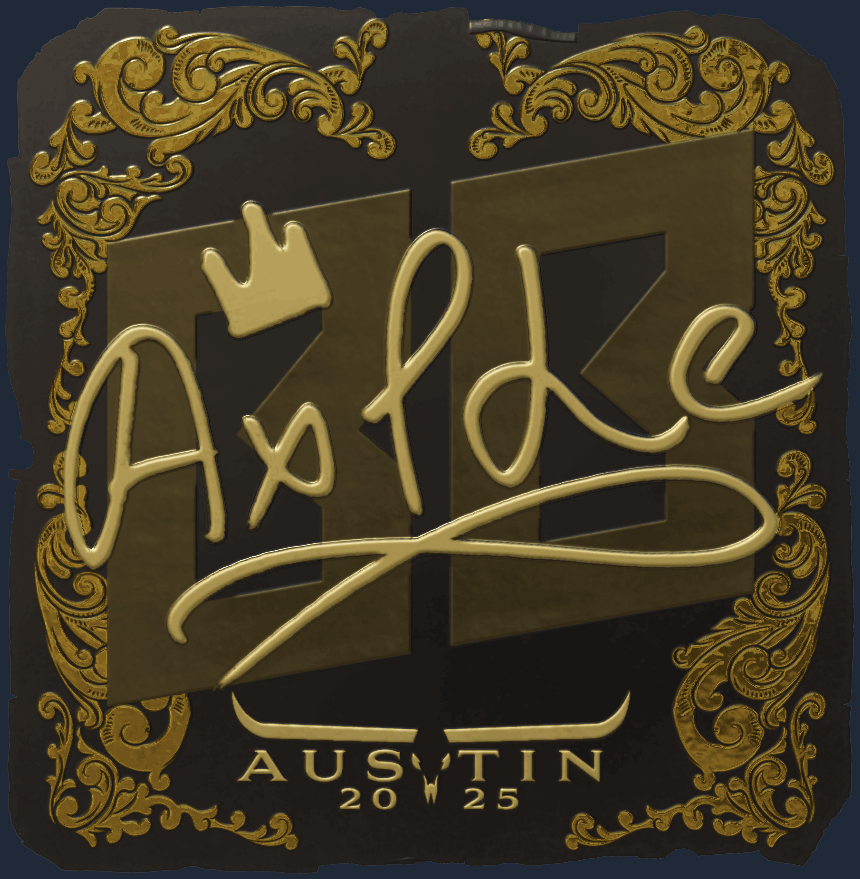 Sticker | Ax1Le (Gold) | Austin 2025 Image