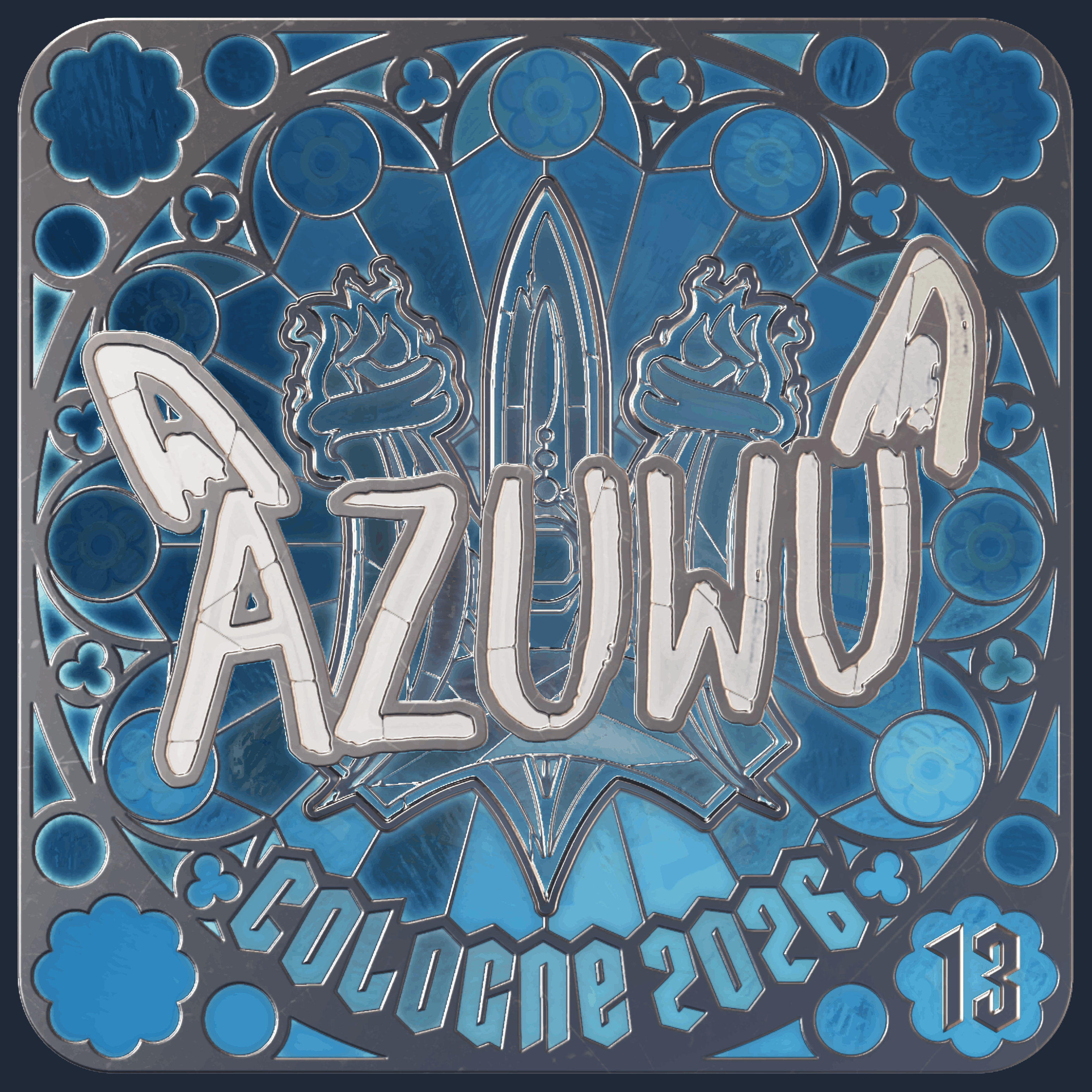 Sticker | AZUWU (Foil, Ranked) | Cologne 2026 Image