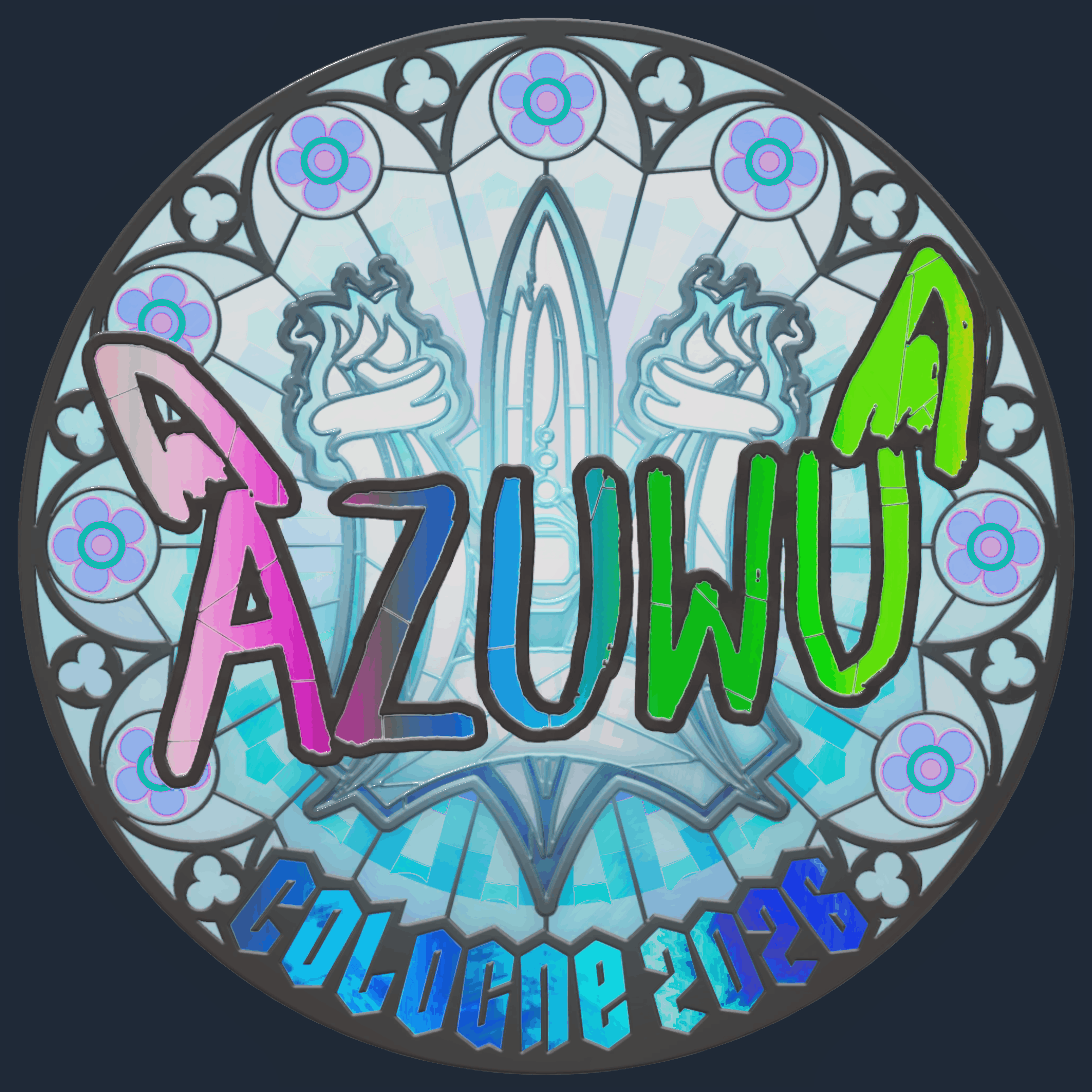 Sticker | AZUWU (Holo) | Cologne 2026 Image