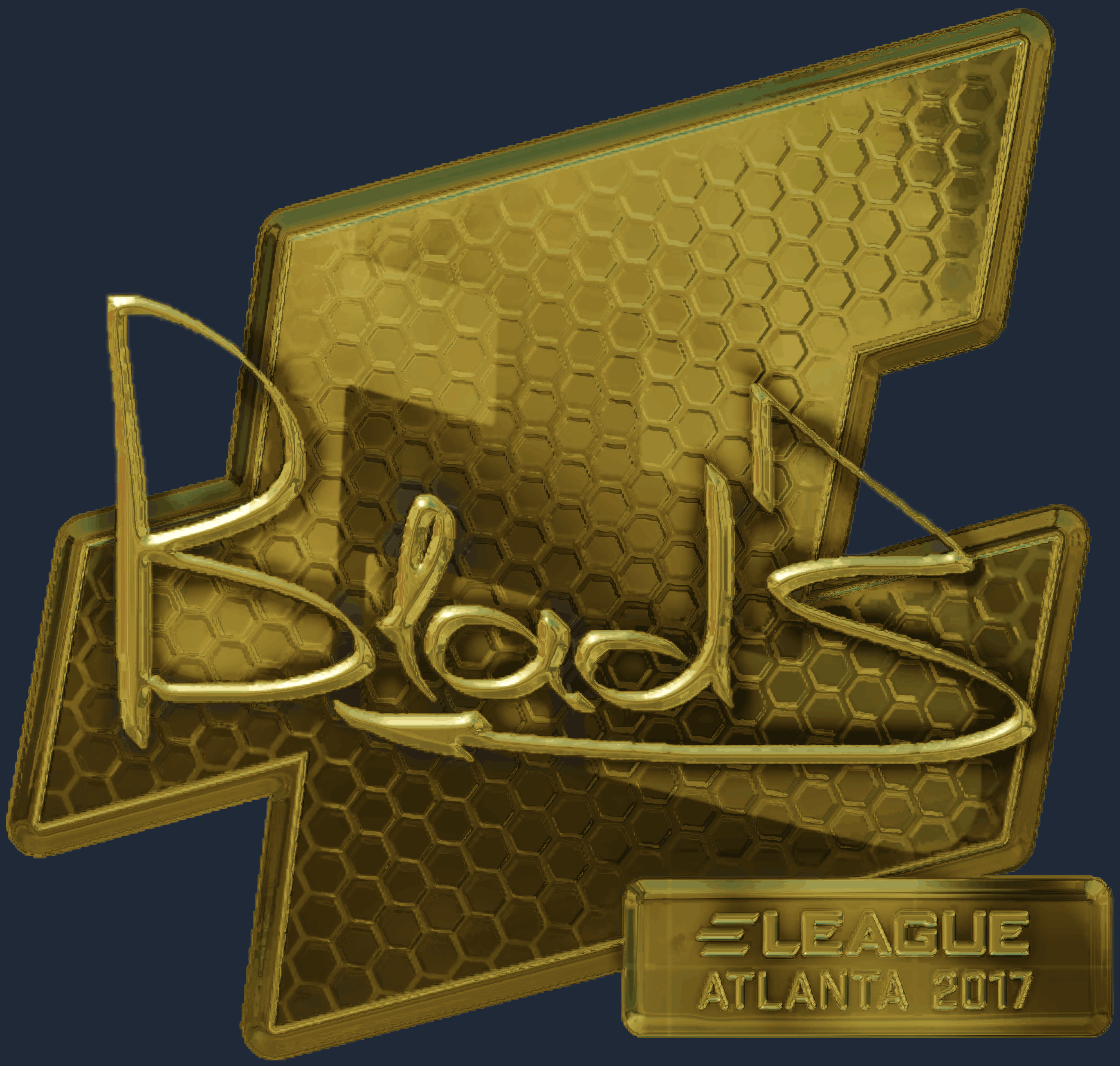 Sticker | B1ad3 (Gold) | Atlanta 2017 Image