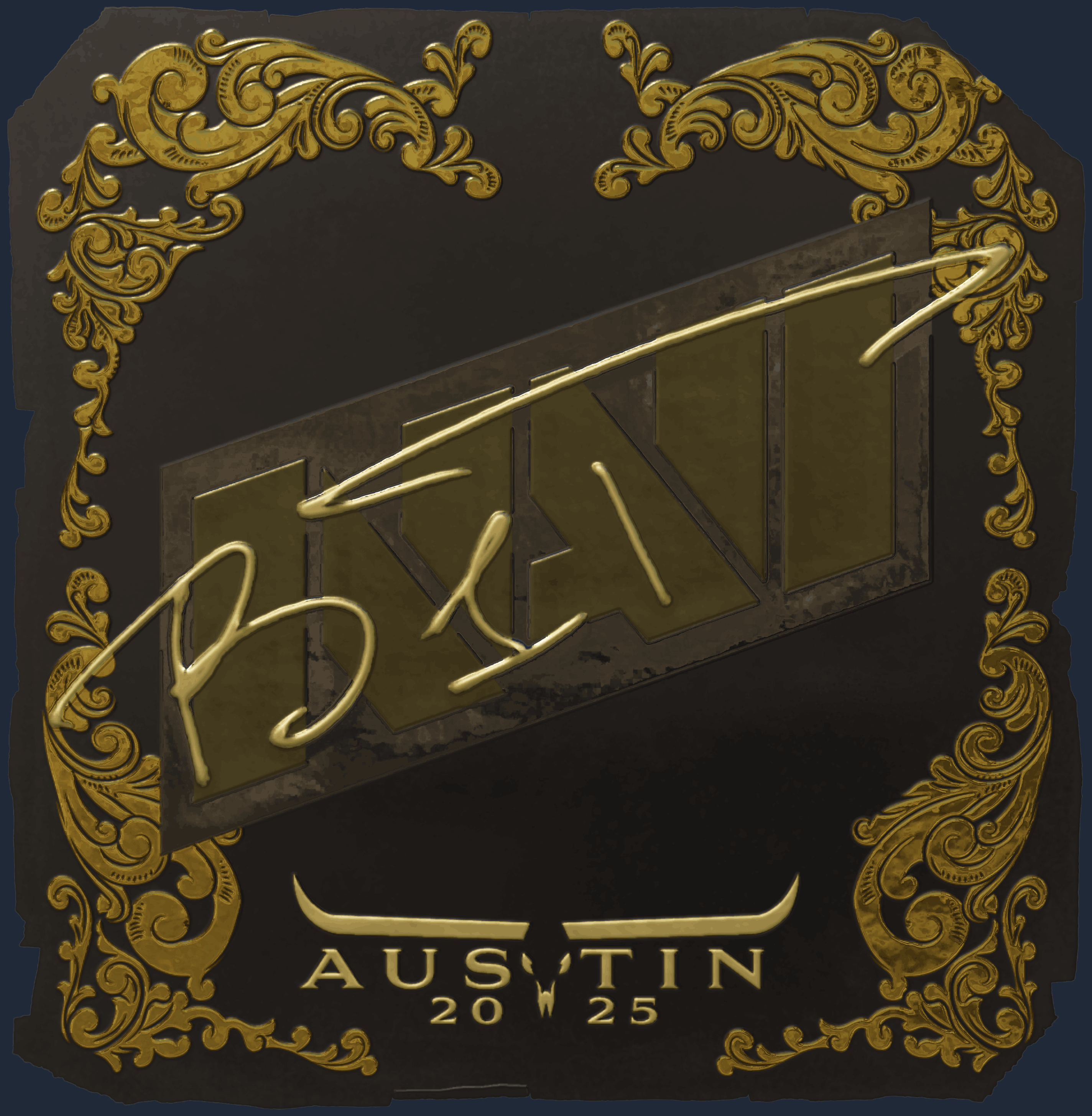 Sticker | b1t (Gold) | Austin 2025 Image