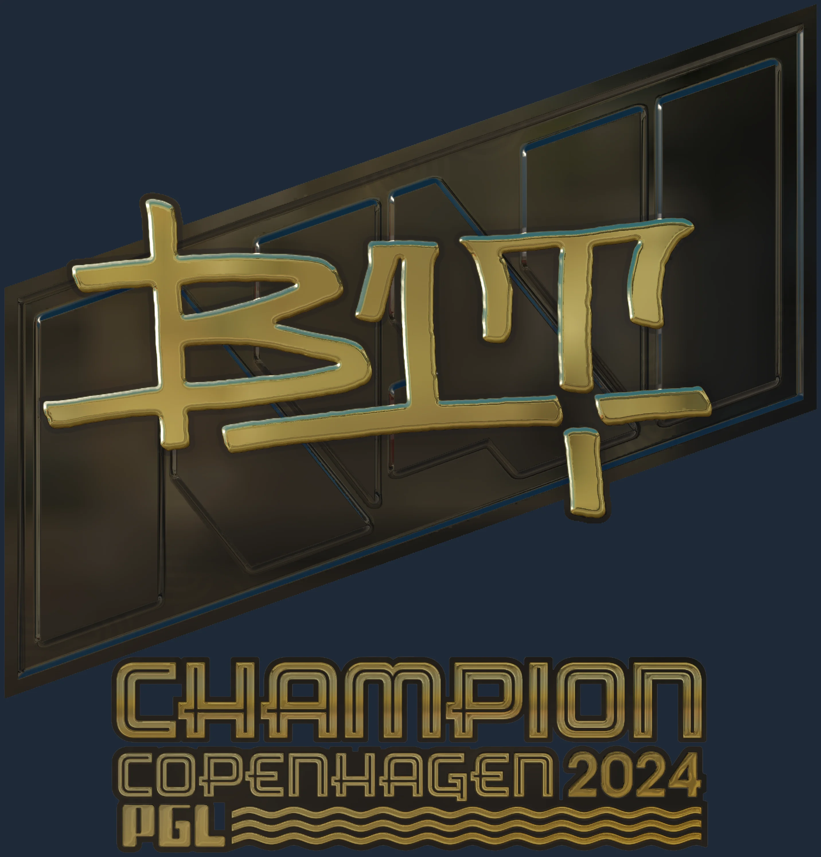 Sticker | b1t (Gold, Champion) | Copenhagen 2024 Image