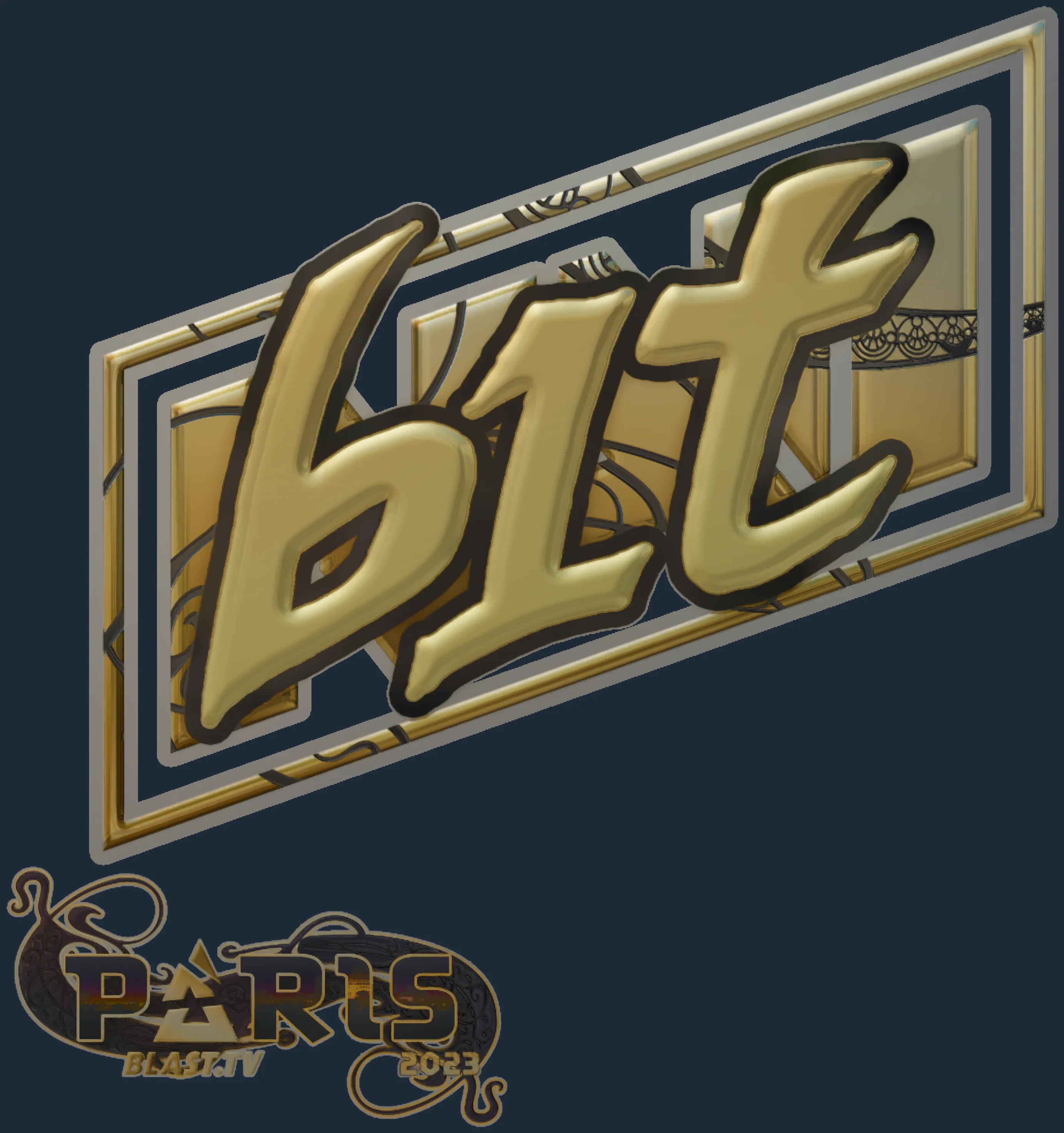 Sticker | b1t (Gold) | Paris 2023 Image