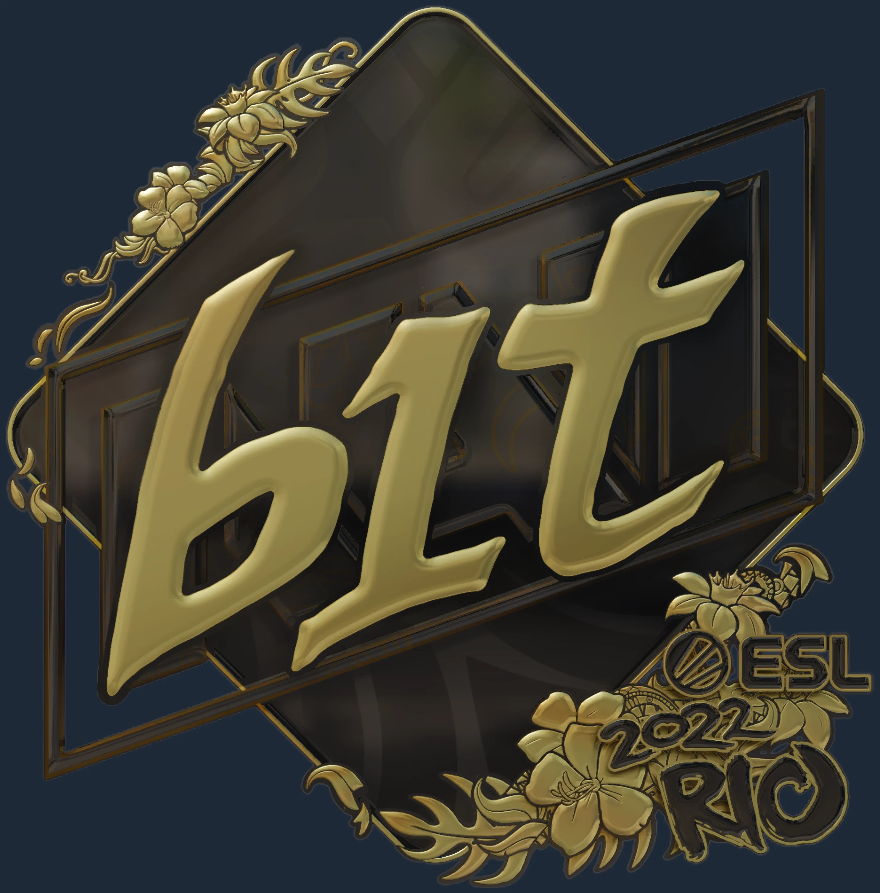 Sticker | b1t (Gold) | Rio 2022 Image