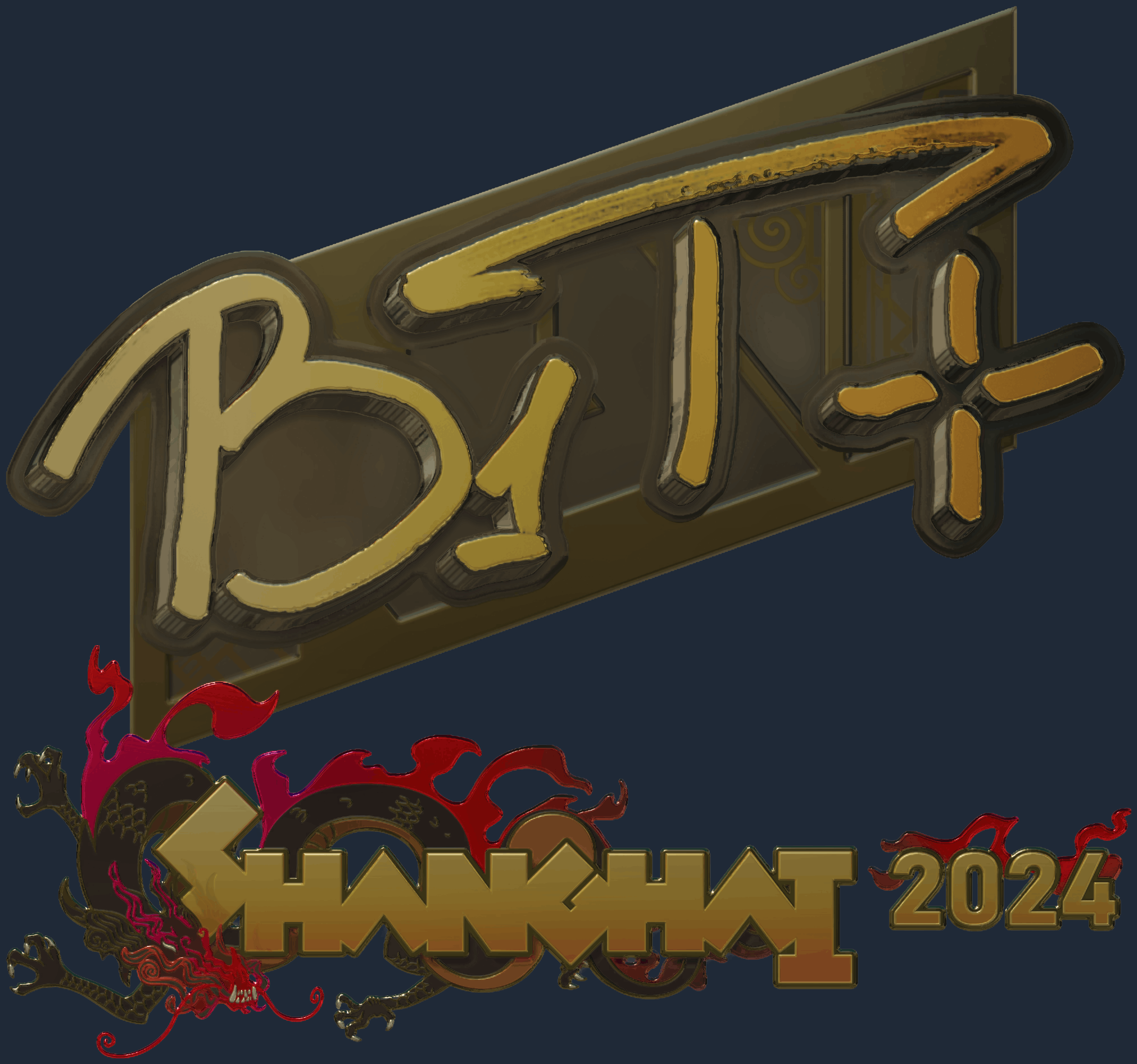 Sticker | b1t (Gold) | Shanghai 2024 Image
