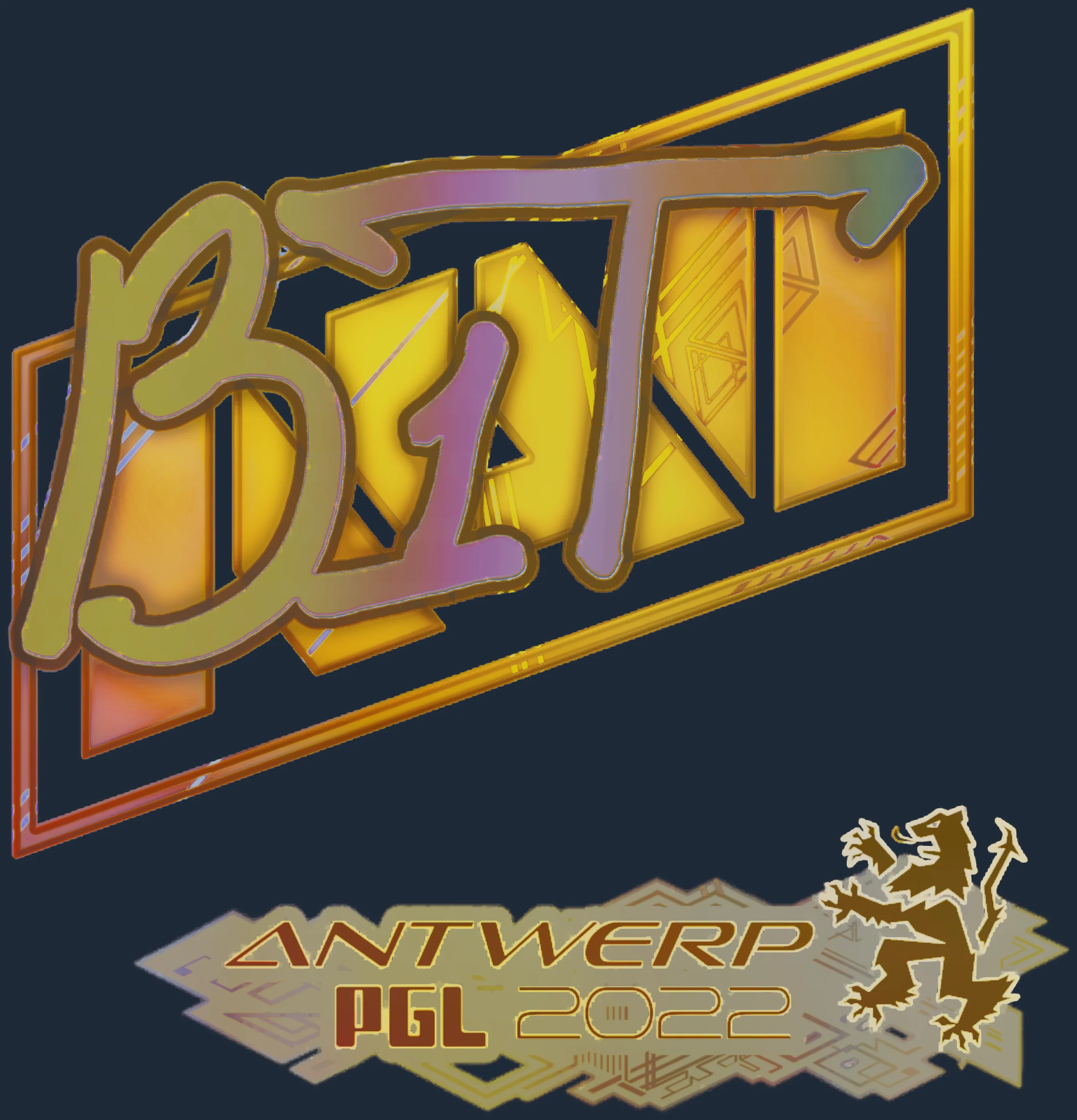Sticker | b1t (Holo) | Antwerp 2022 Image