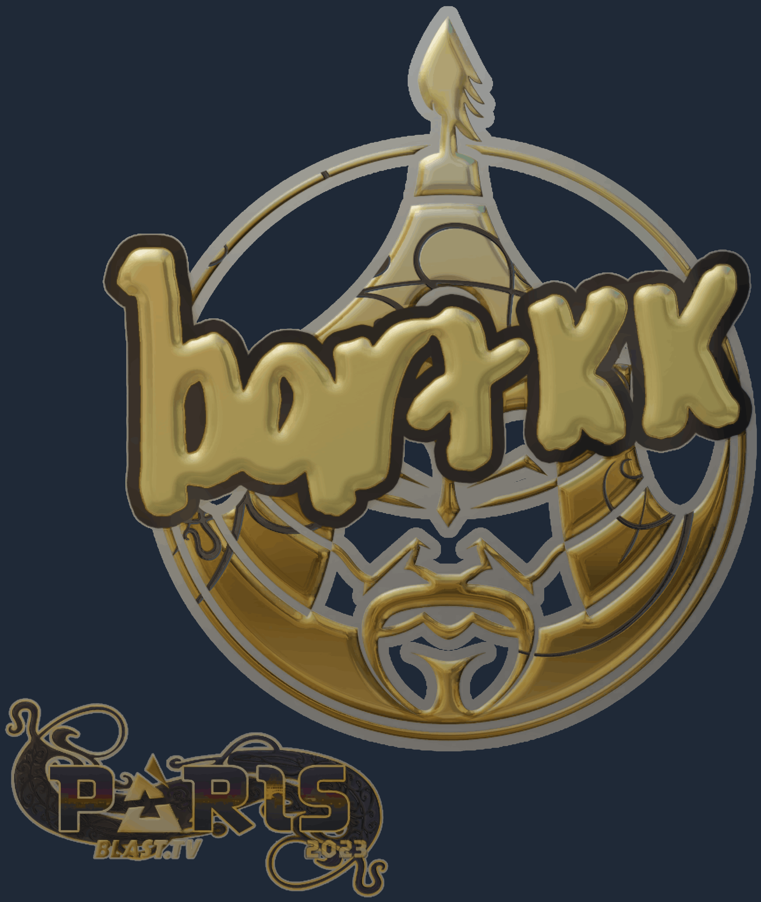 Sticker | Bart4k (Gold) | Paris 2023 Image