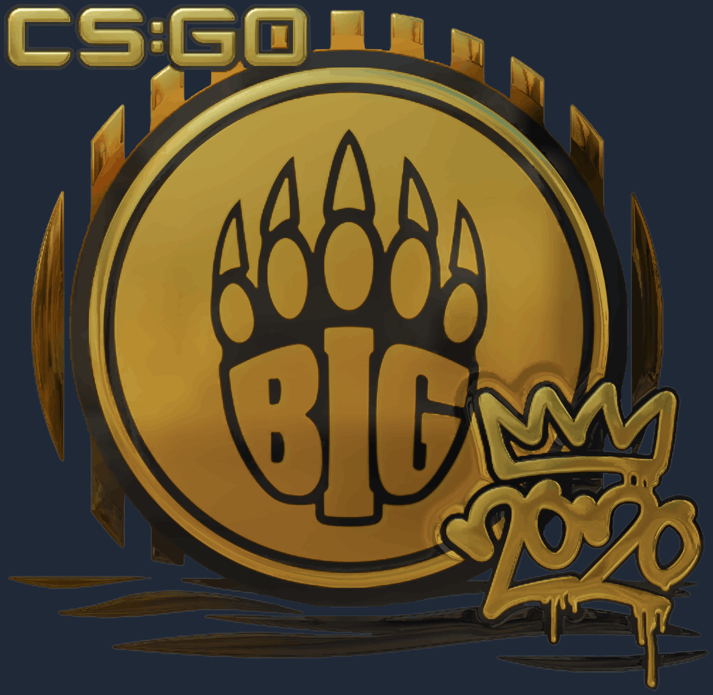 Sticker | BIG (Gold) | 2020 RMR Image