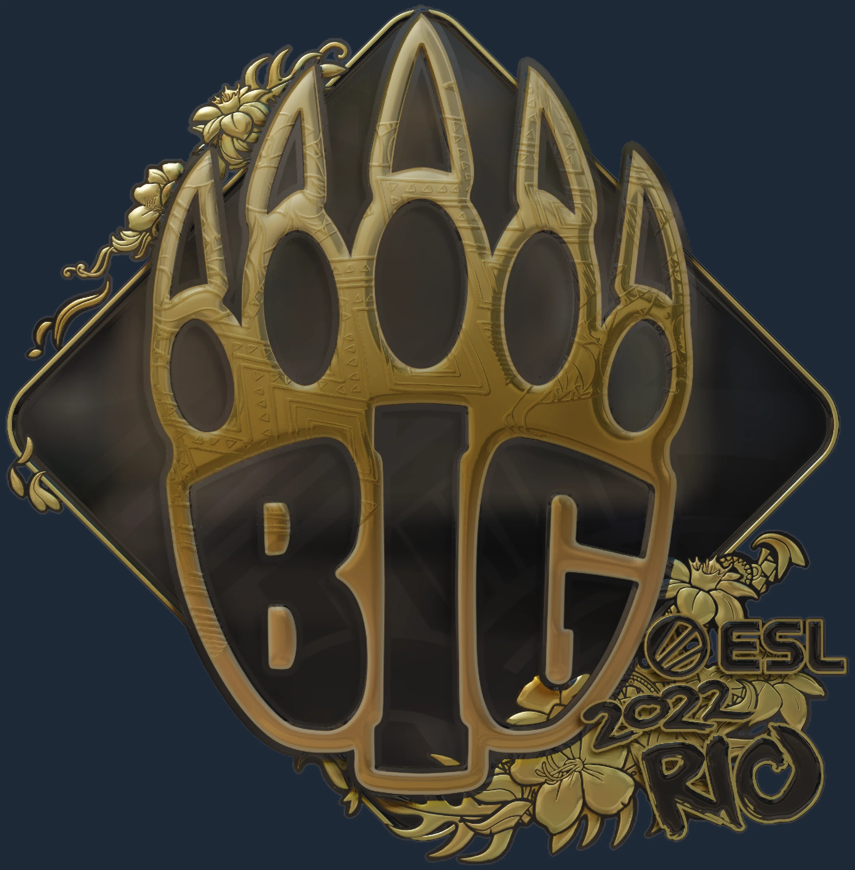Sticker | BIG (Gold) | Rio 2022 Image