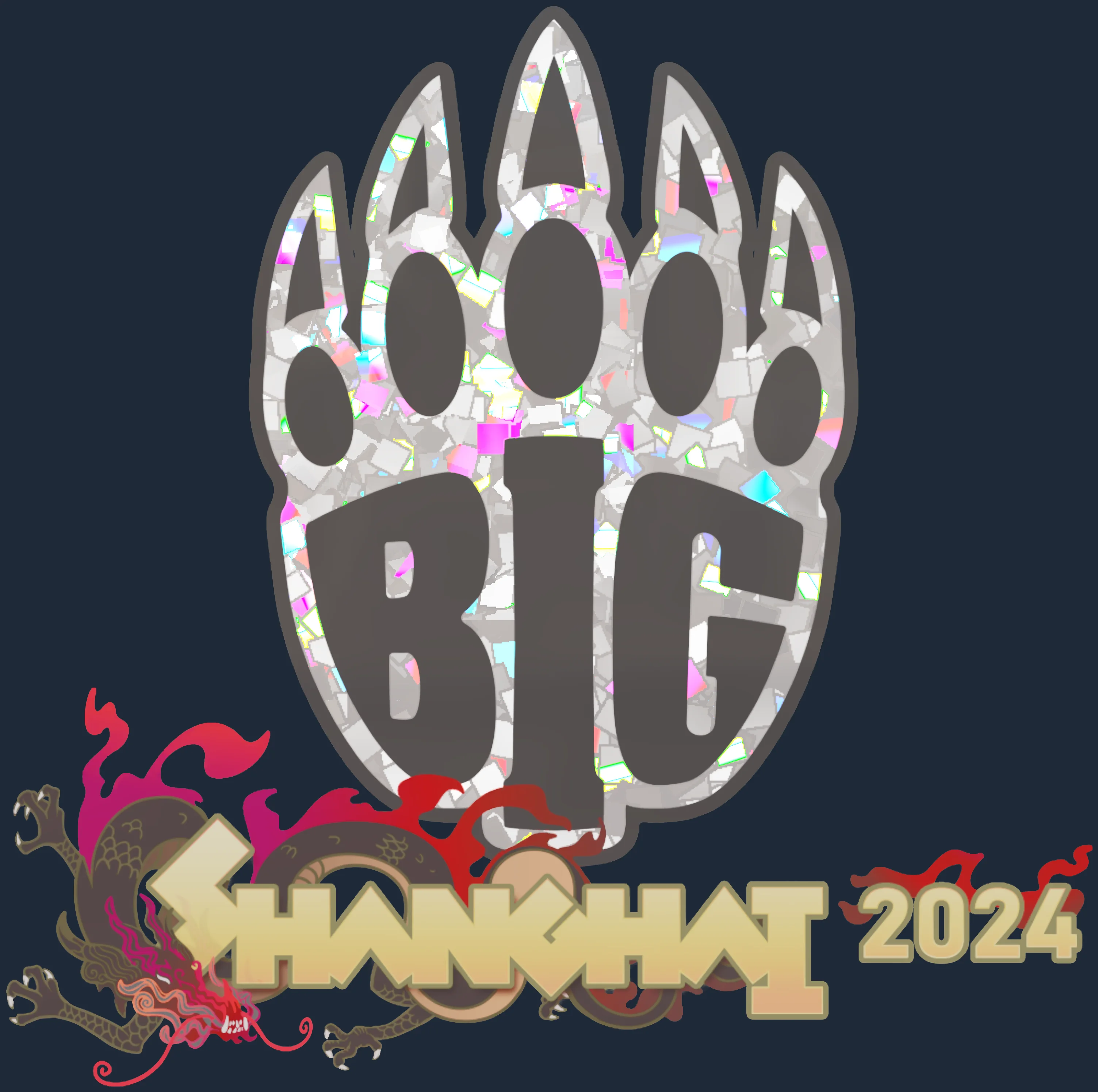 Sticker | BIG (Glitter) | Shanghai 2024 Image