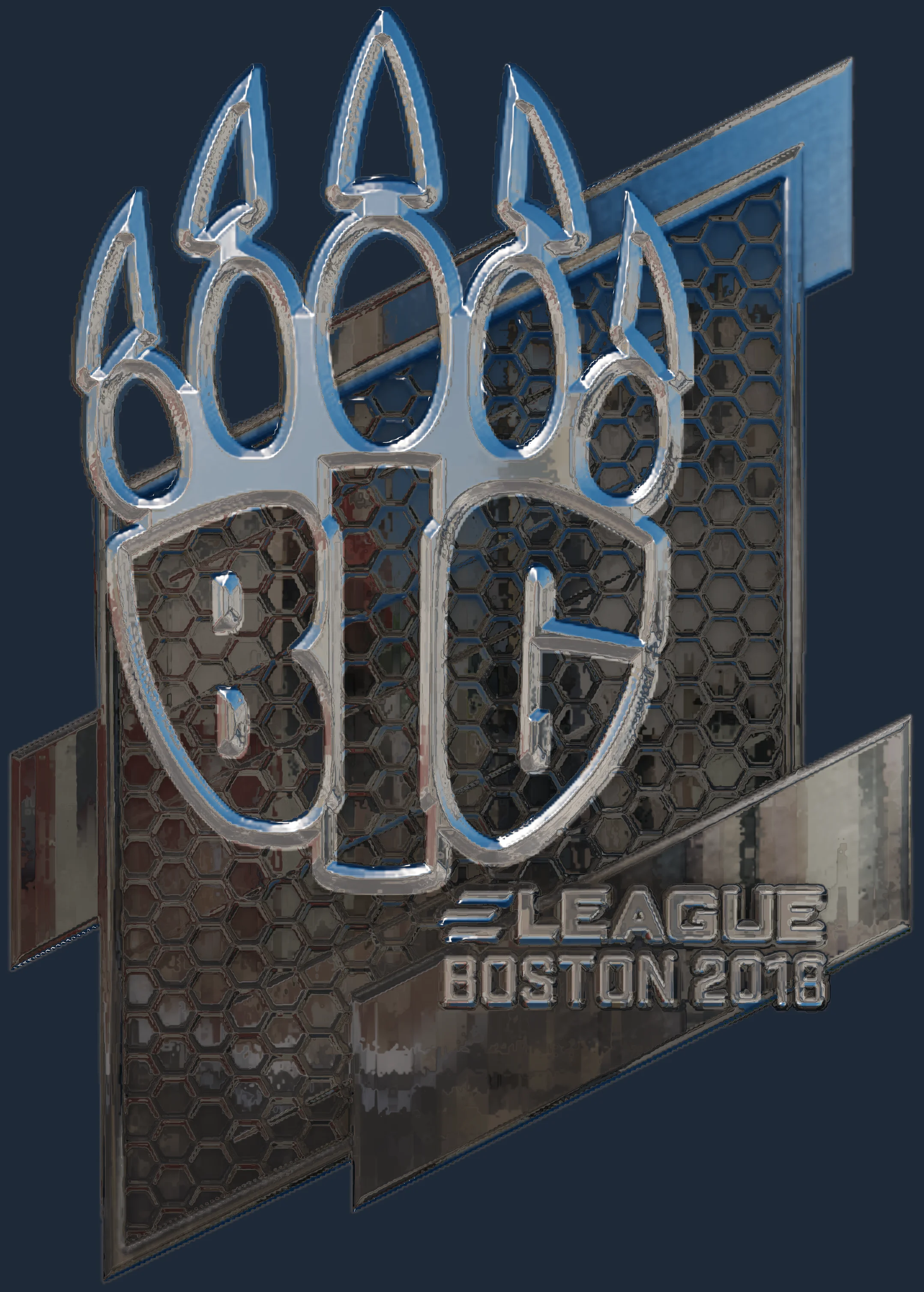 Sticker | BIG (Foil) | Boston 2018 Image