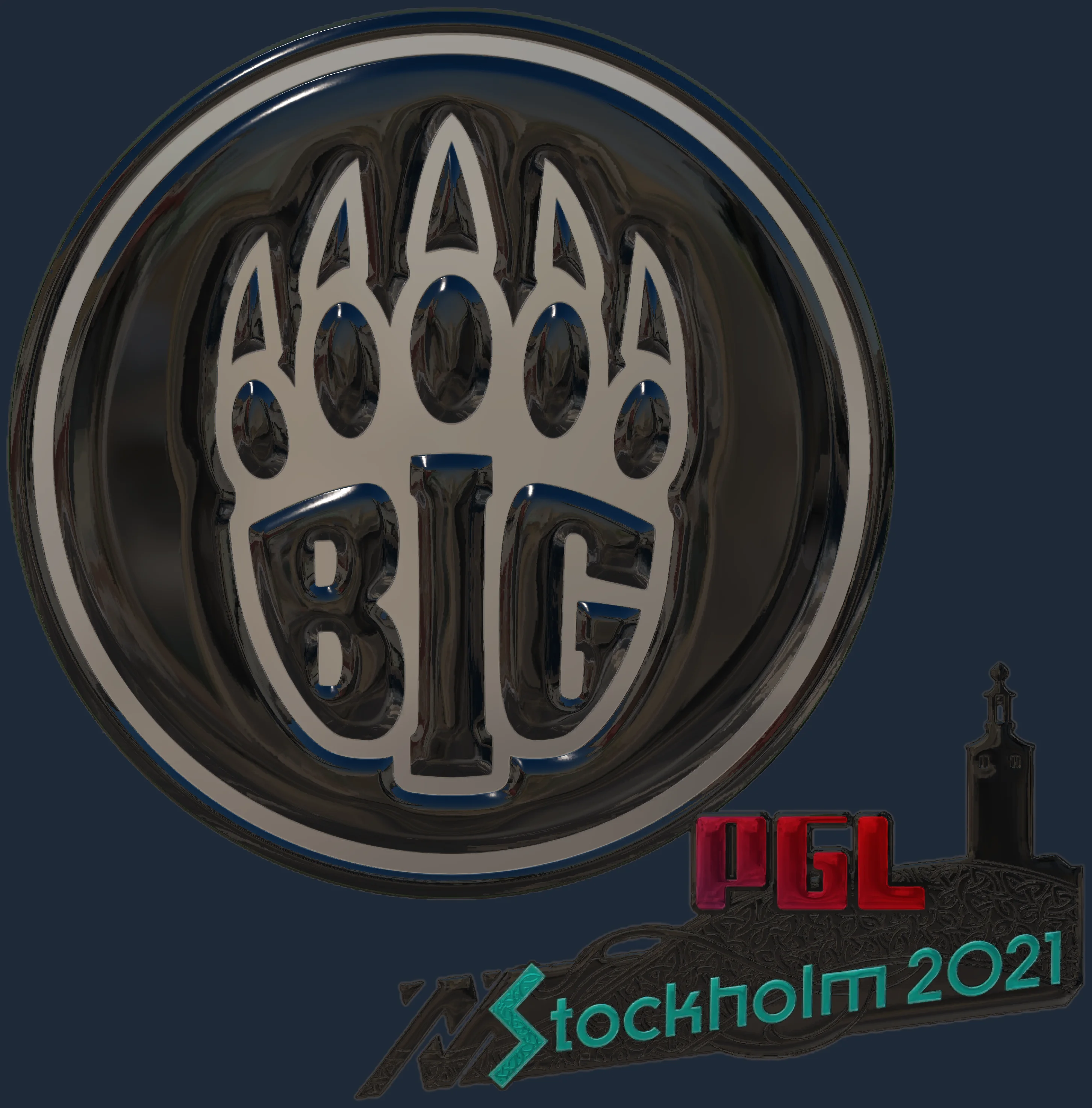 Sticker | BIG (Foil) | Stockholm 2021 Image