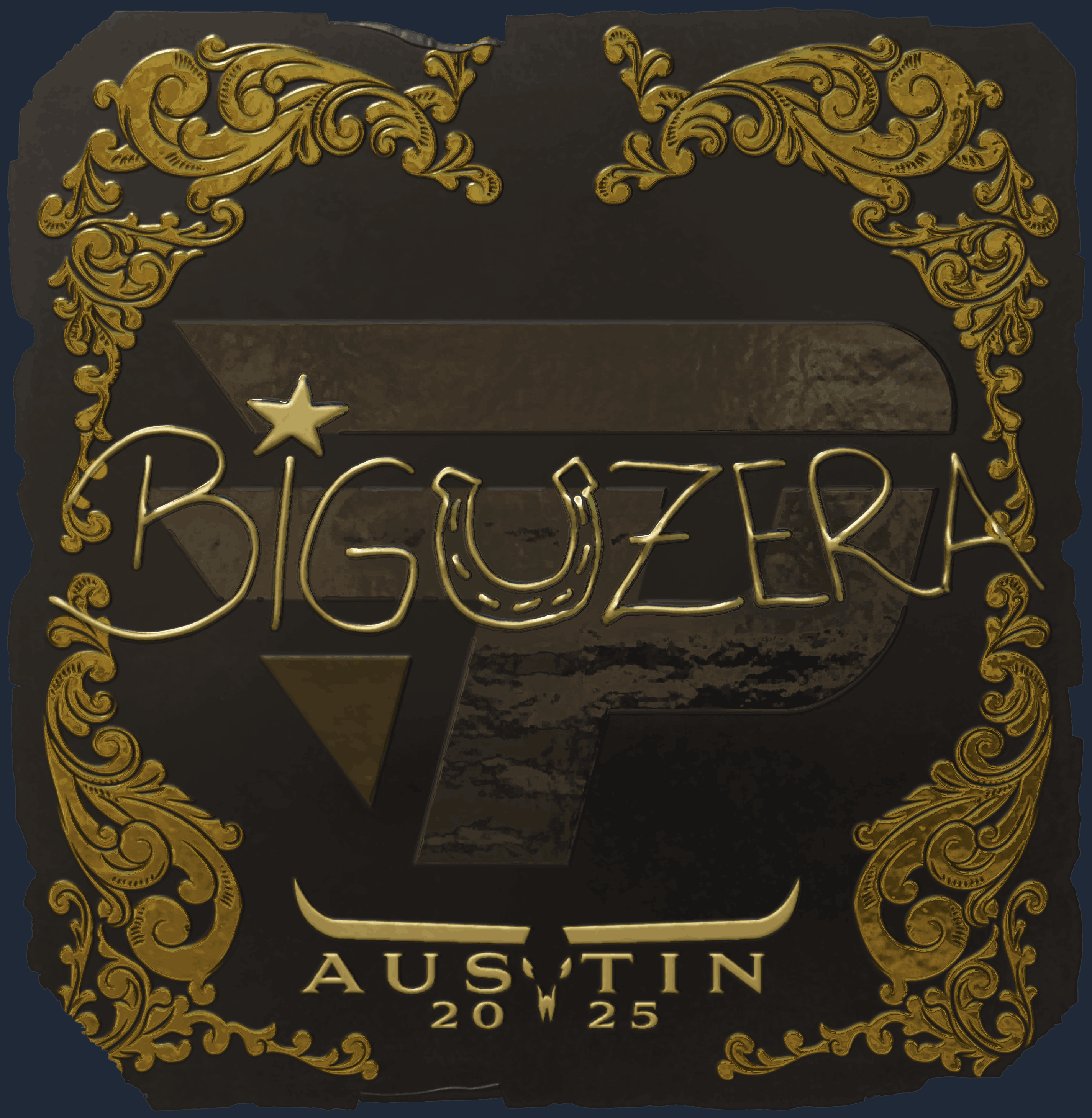 Sticker | biguzera (Gold) | Austin 2025 Image