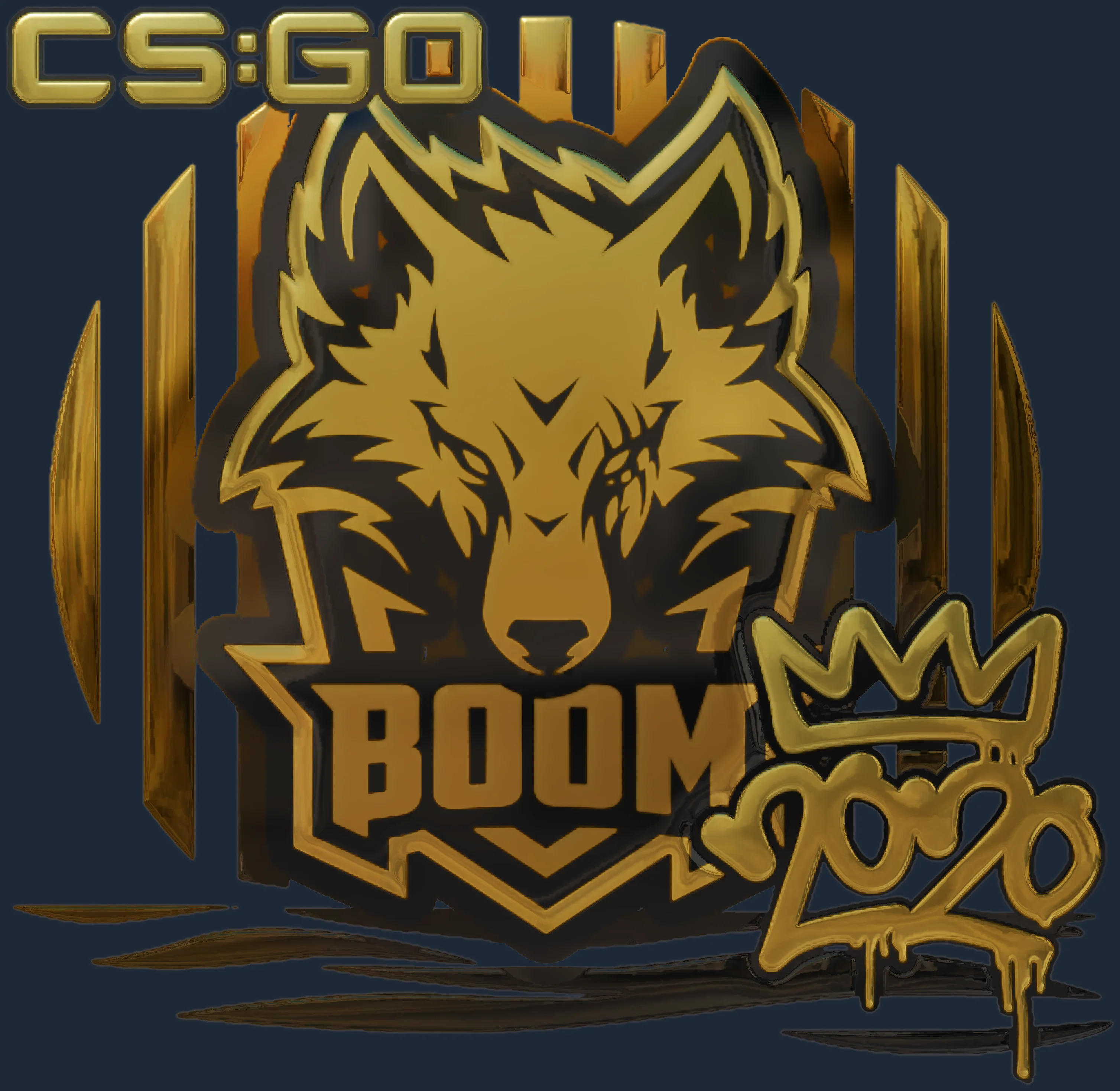 Sticker | Boom (Gold) | 2020 RMR Image