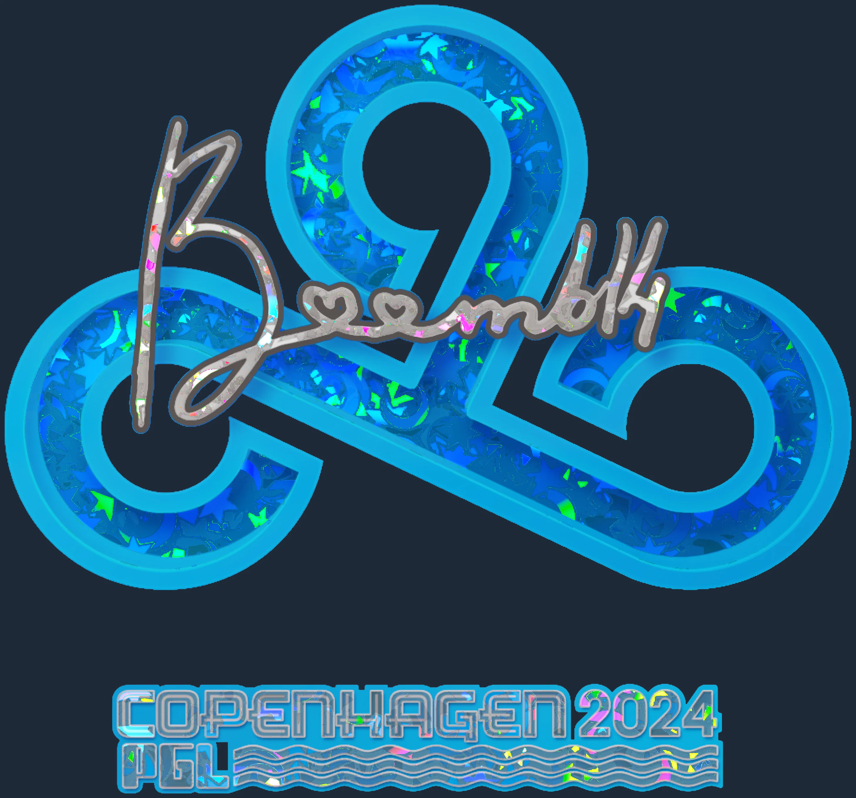 Sticker | Boombl4 (Glitter) | Copenhagen 2024 Image