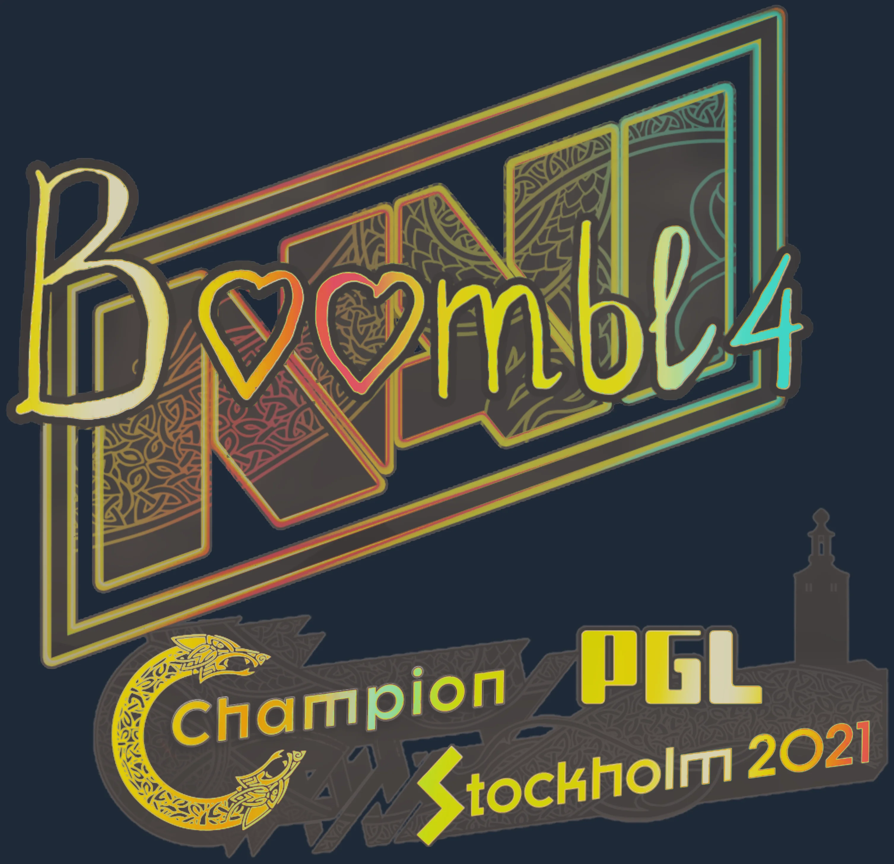 Sticker | Boombl4 (Holo) | Stockholm 2021 Image