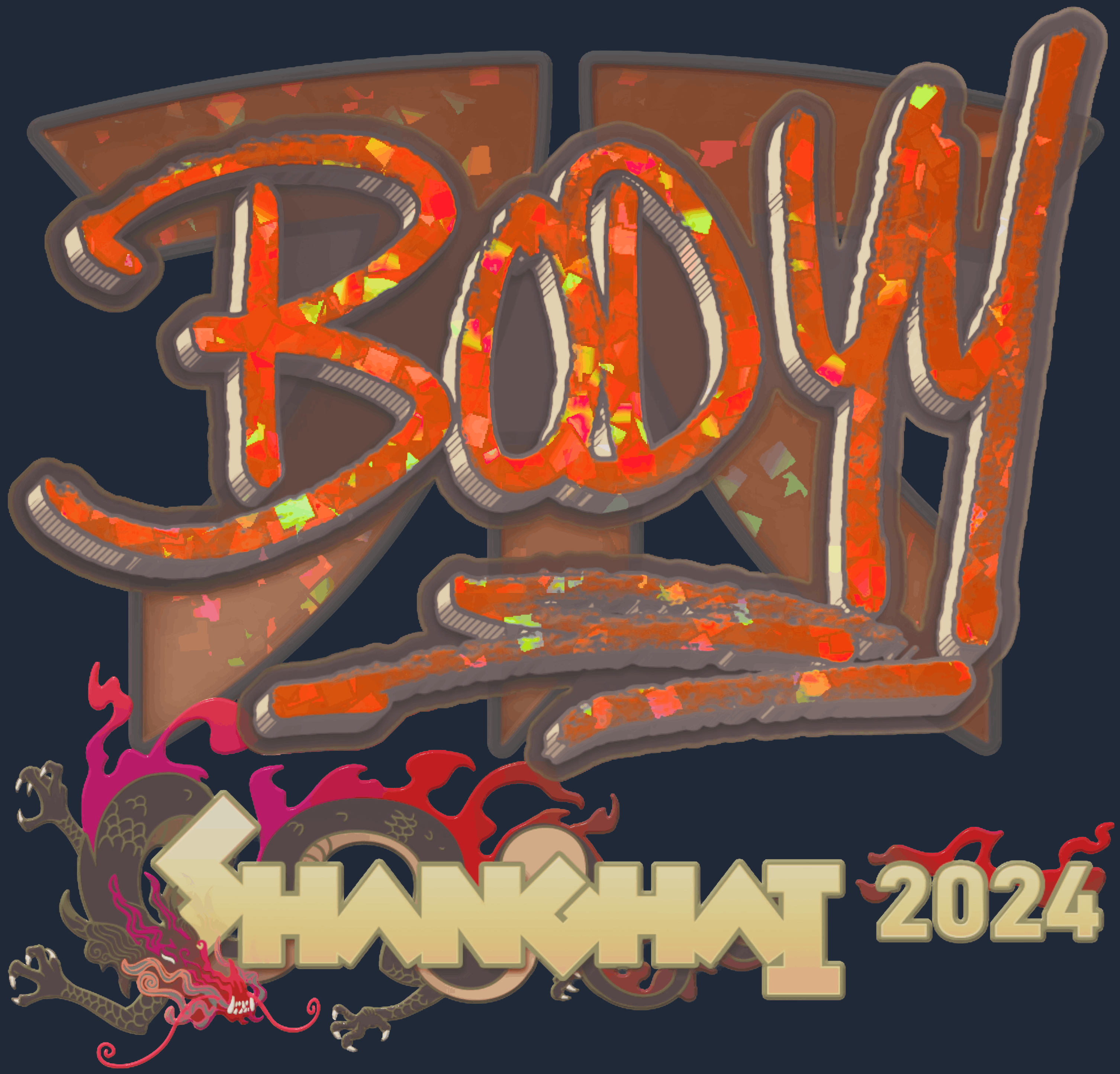 Sticker | bodyy (Glitter) | Shanghai 2024 Image
