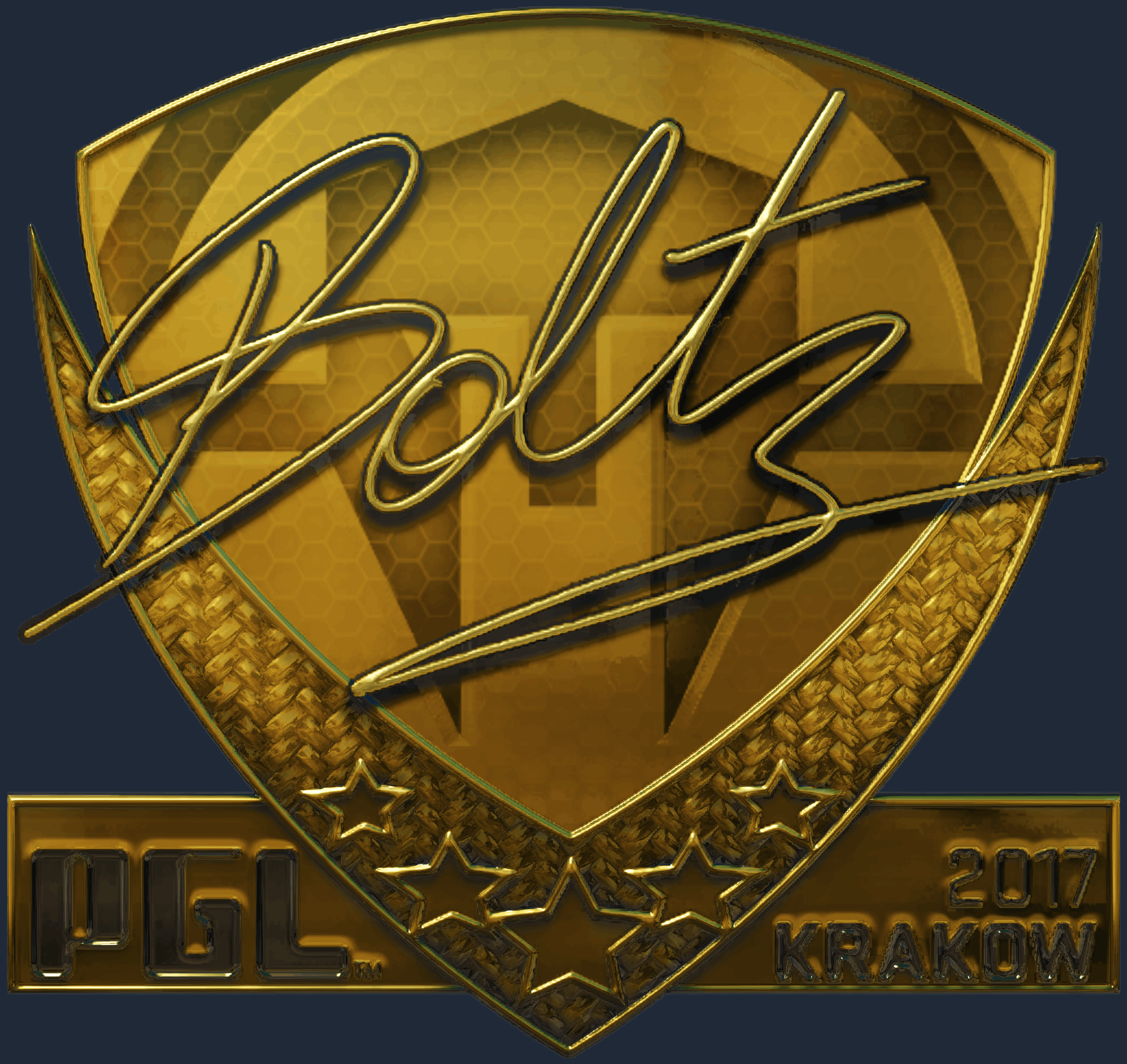 Sticker | boltz (Gold) | Krakow 2017 Image