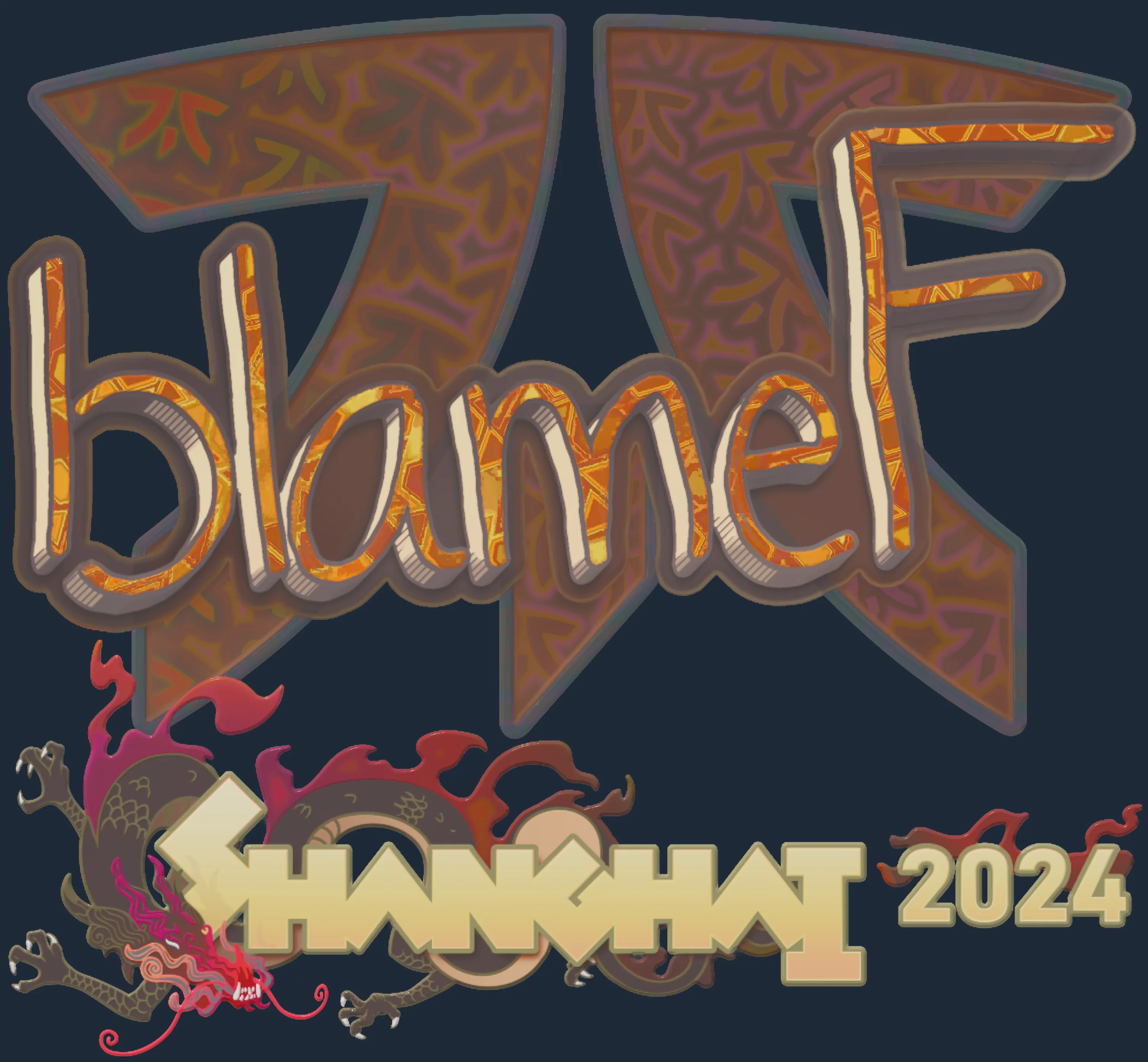 Sticker | blameF (Holo) | Shanghai 2024 Image
