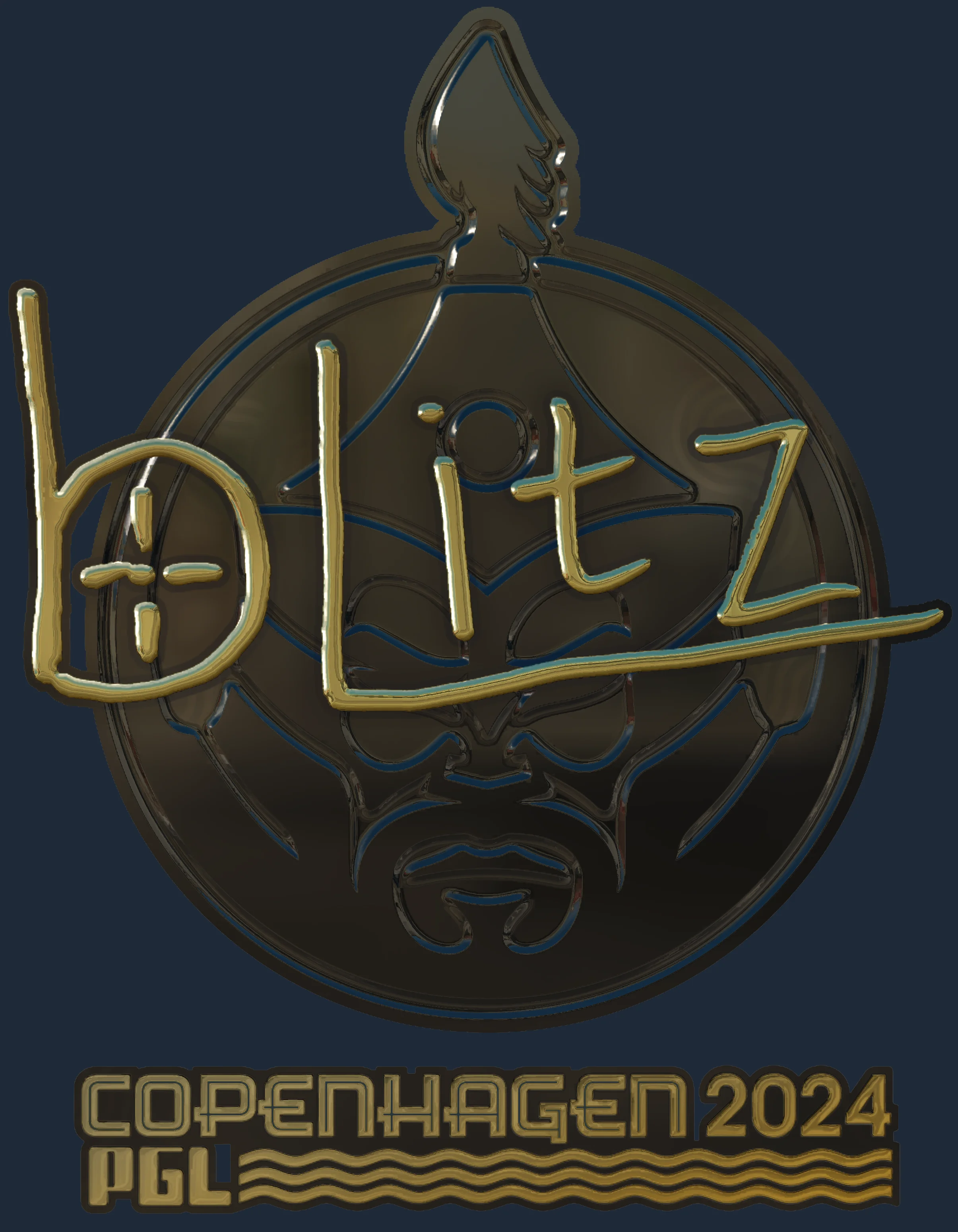Sticker | bLitz (Gold) | Copenhagen 2024 Image