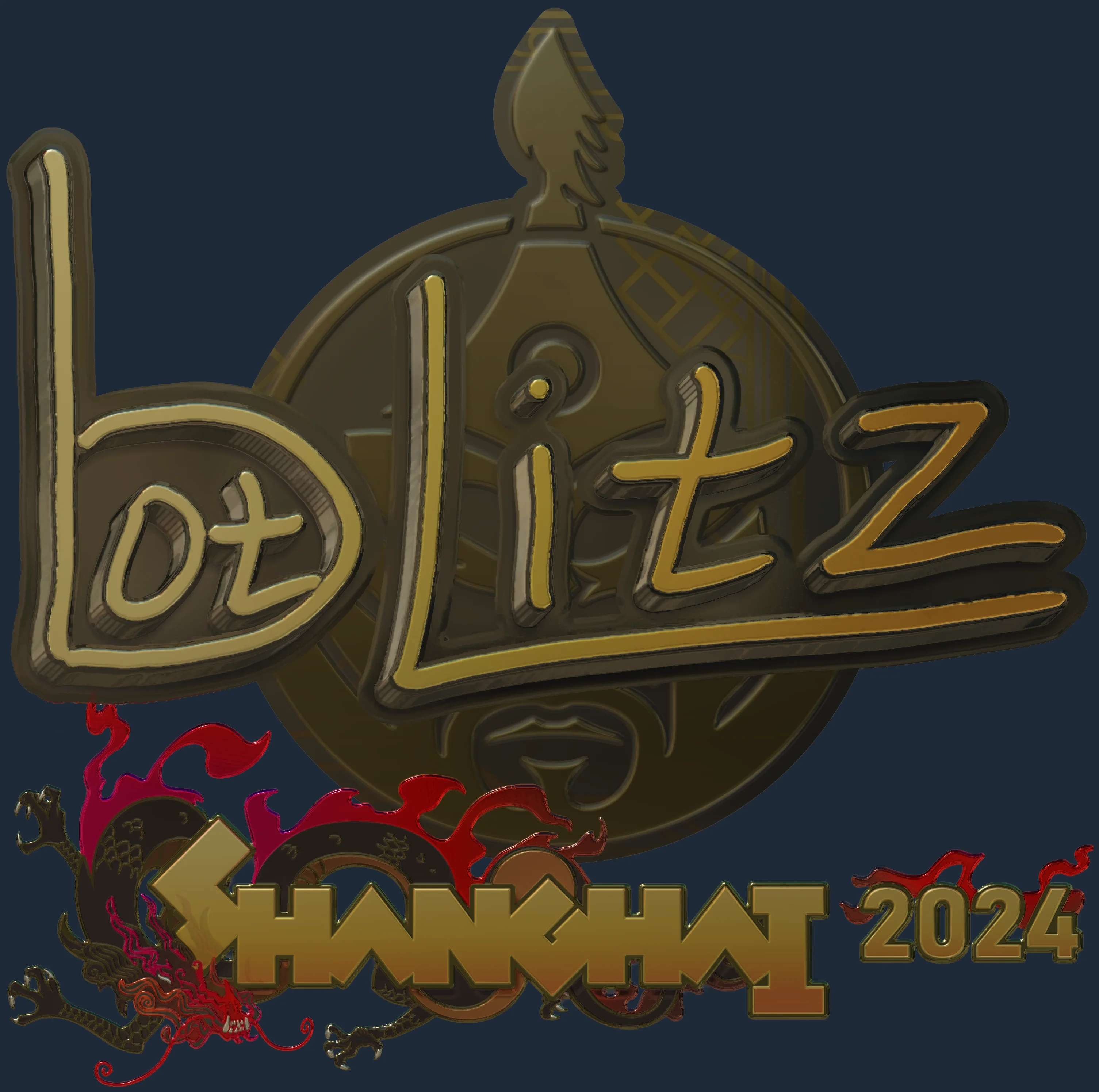 Sticker | bLitz (Gold) | Shanghai 2024 Image