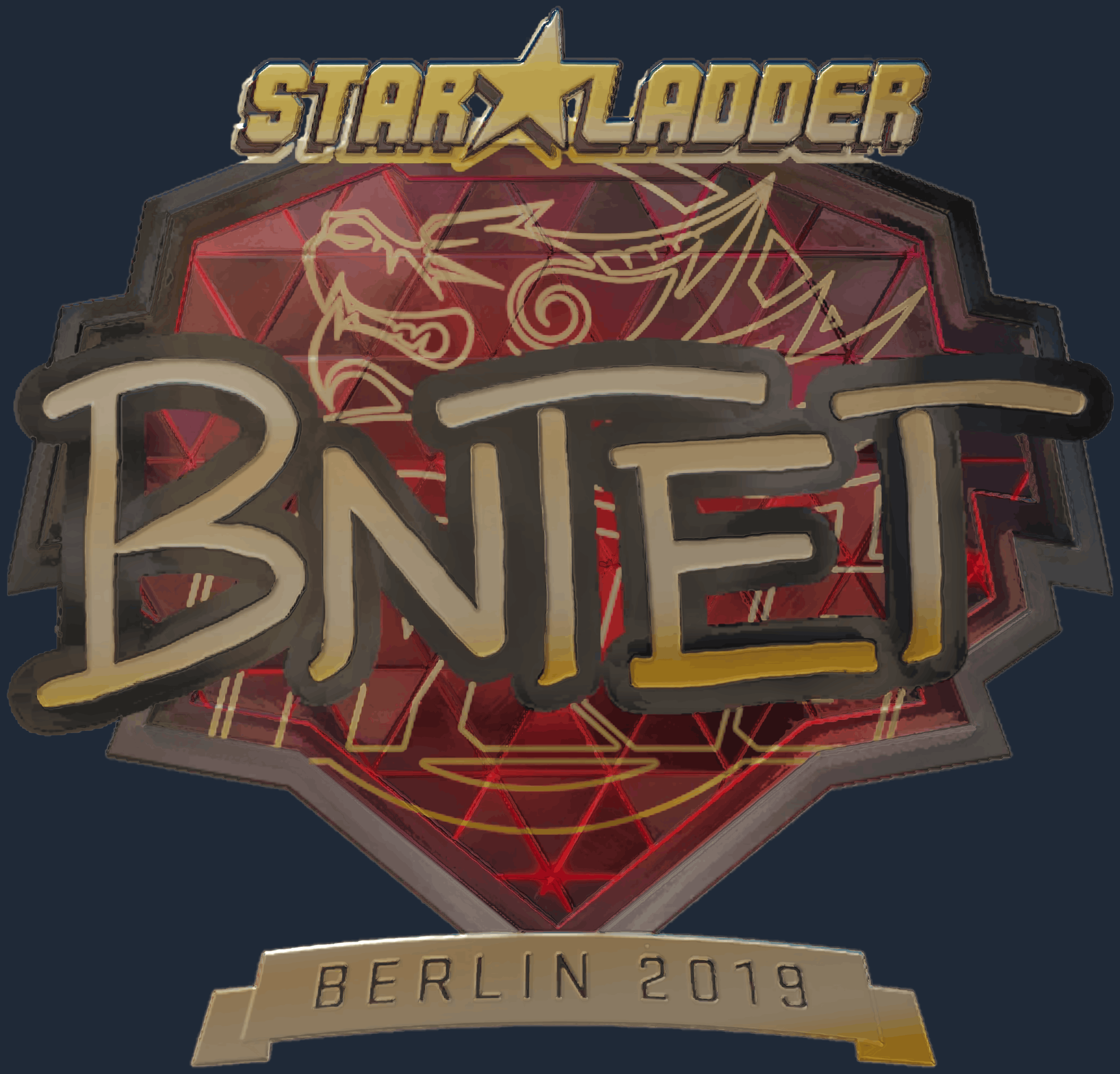 Sticker | BnTeT (Gold) | Berlin 2019 Image