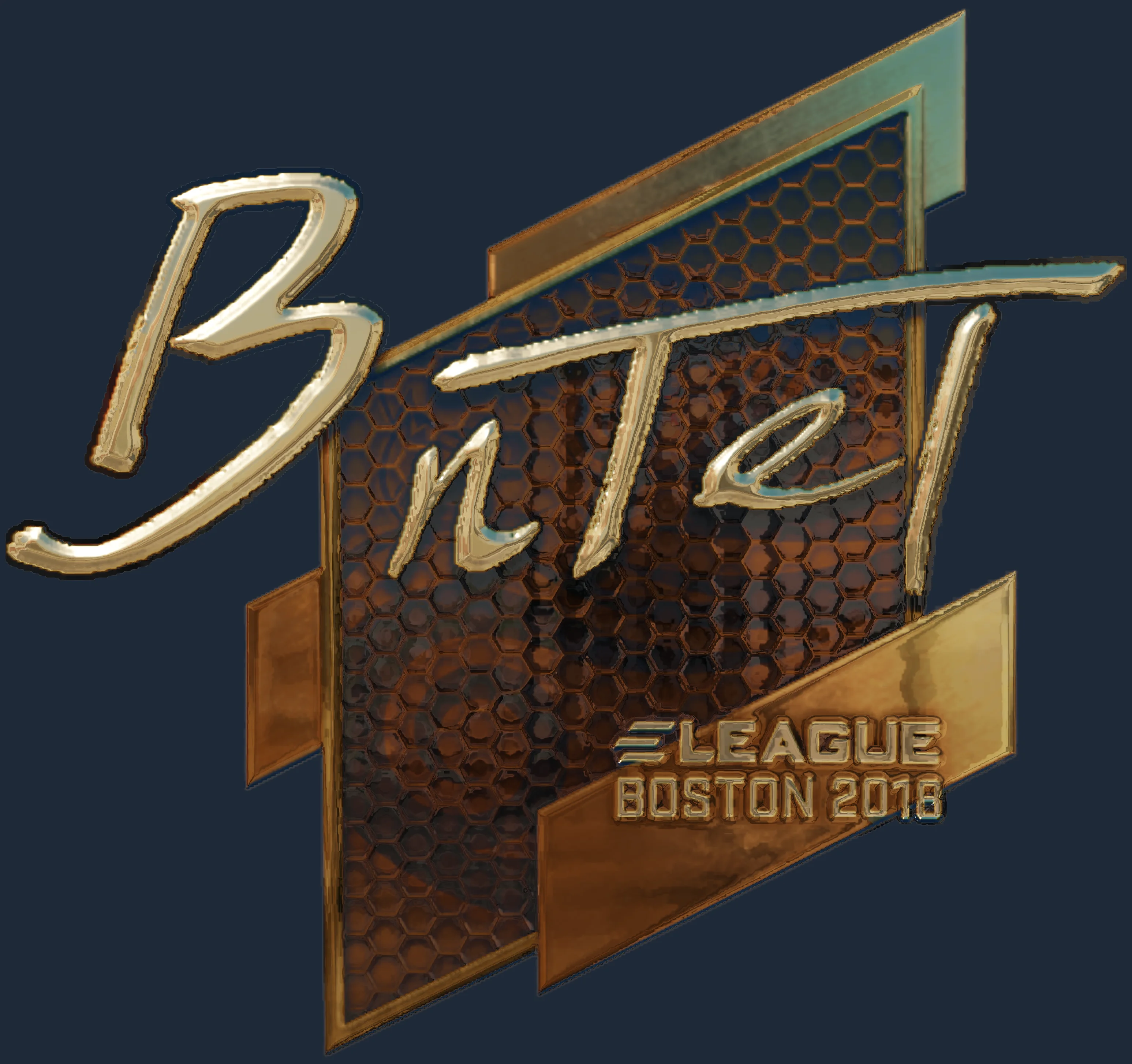 Sticker | BnTeT (Gold) | Boston 2018 Image