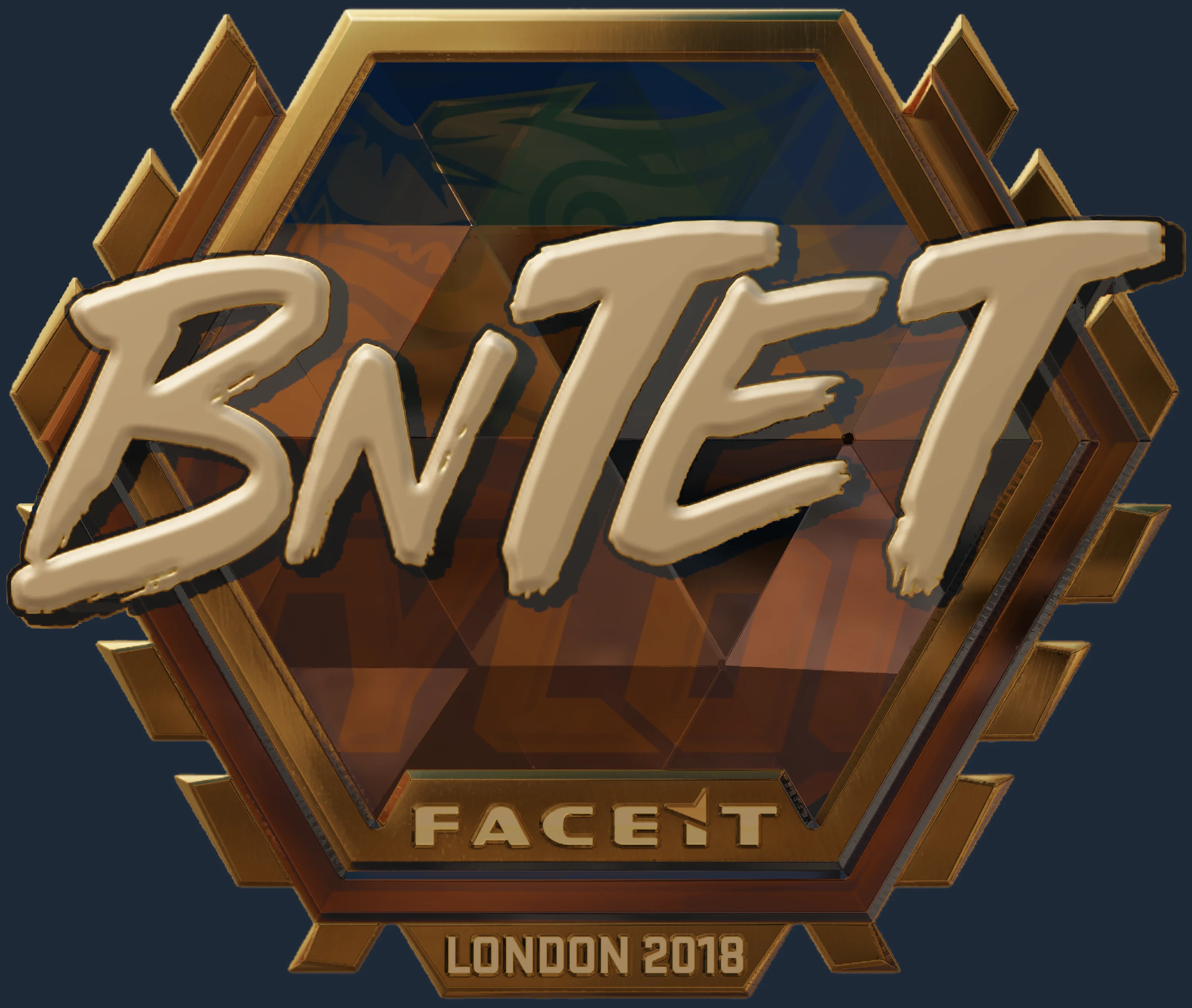 Sticker | BnTeT (Gold) | London 2018 Image