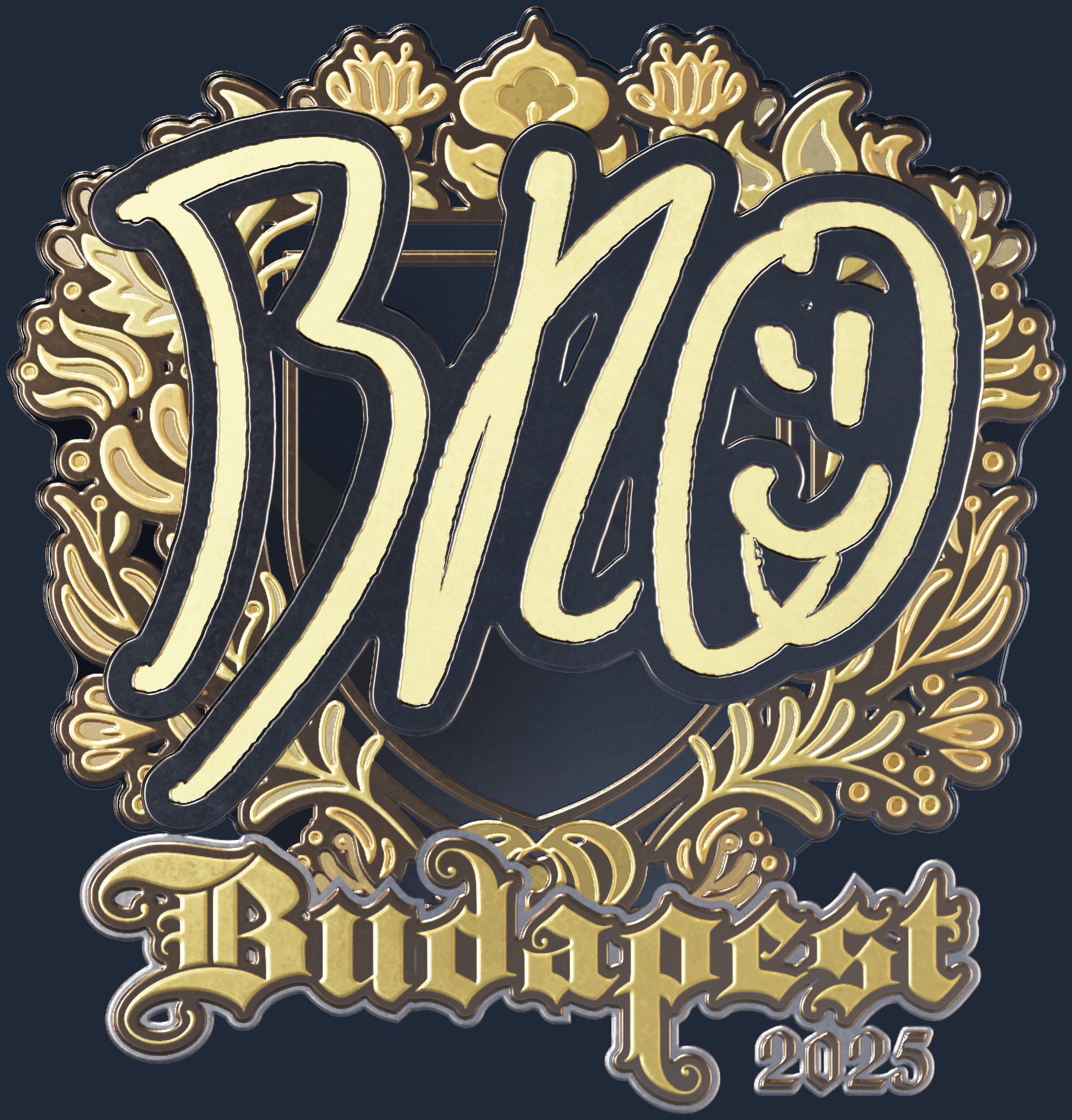 Sticker | br0 (Gold) | Budapest 2025 Image