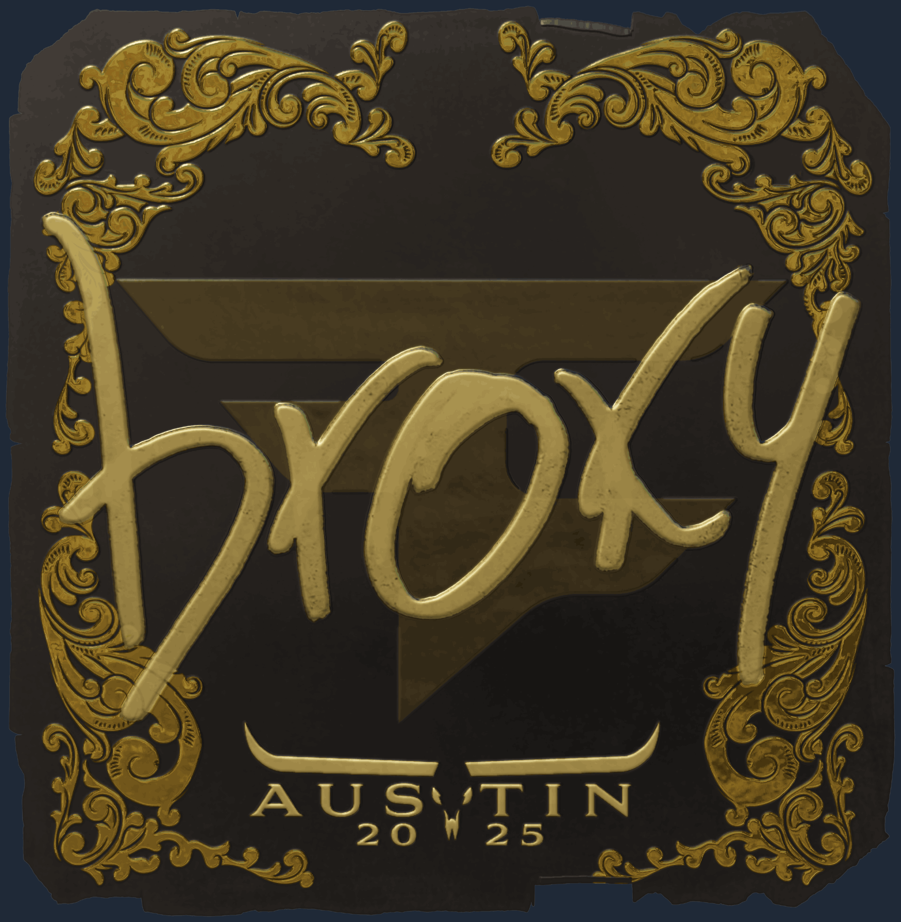 Sticker | broky (Gold) | Austin 2025 Image