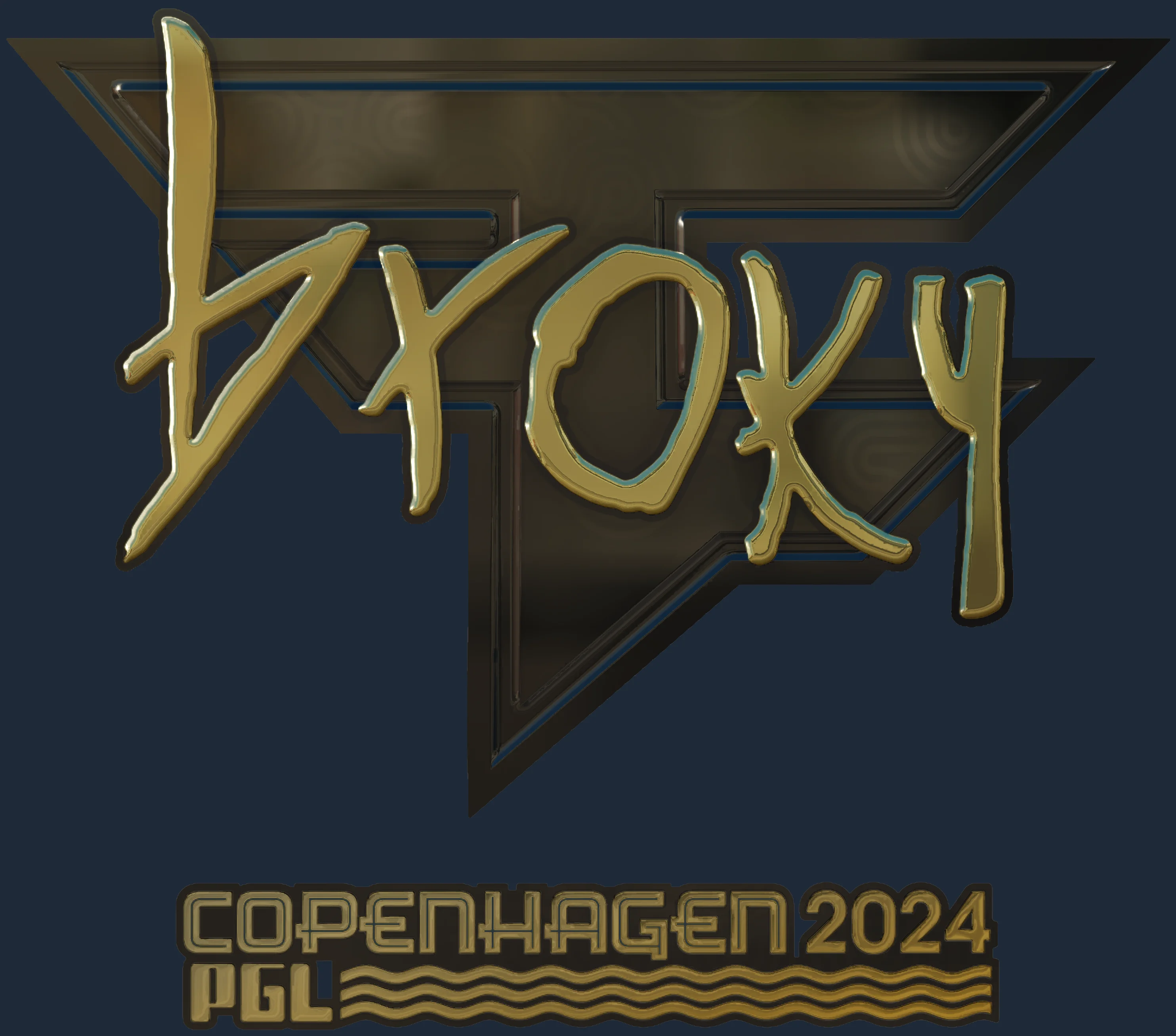 Sticker | broky (Gold) | Copenhagen 2024 Image