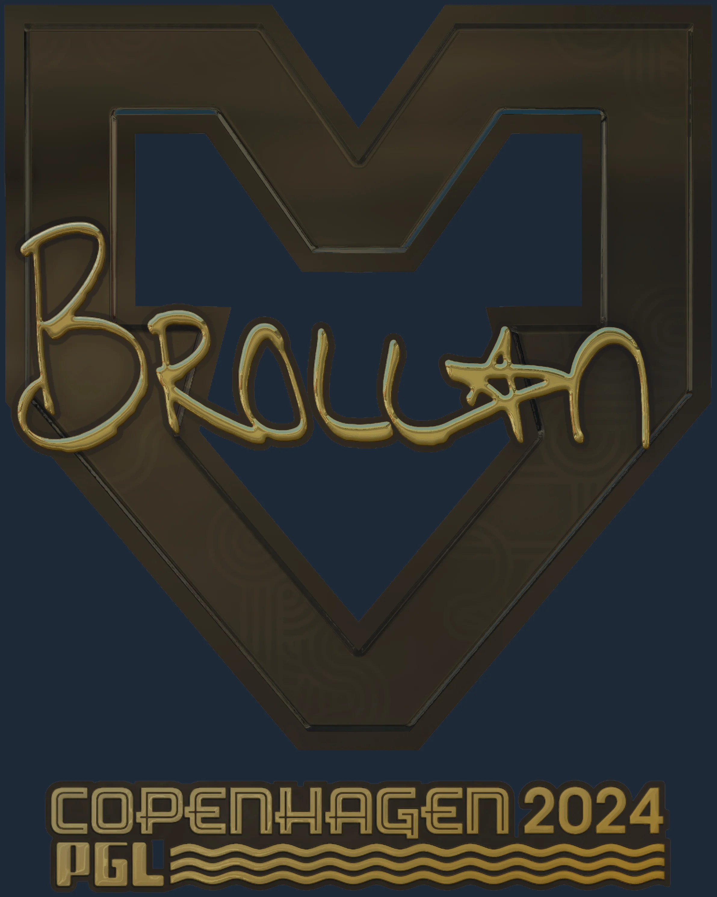 Sticker | Brollan (Gold) | Copenhagen 2024 Image