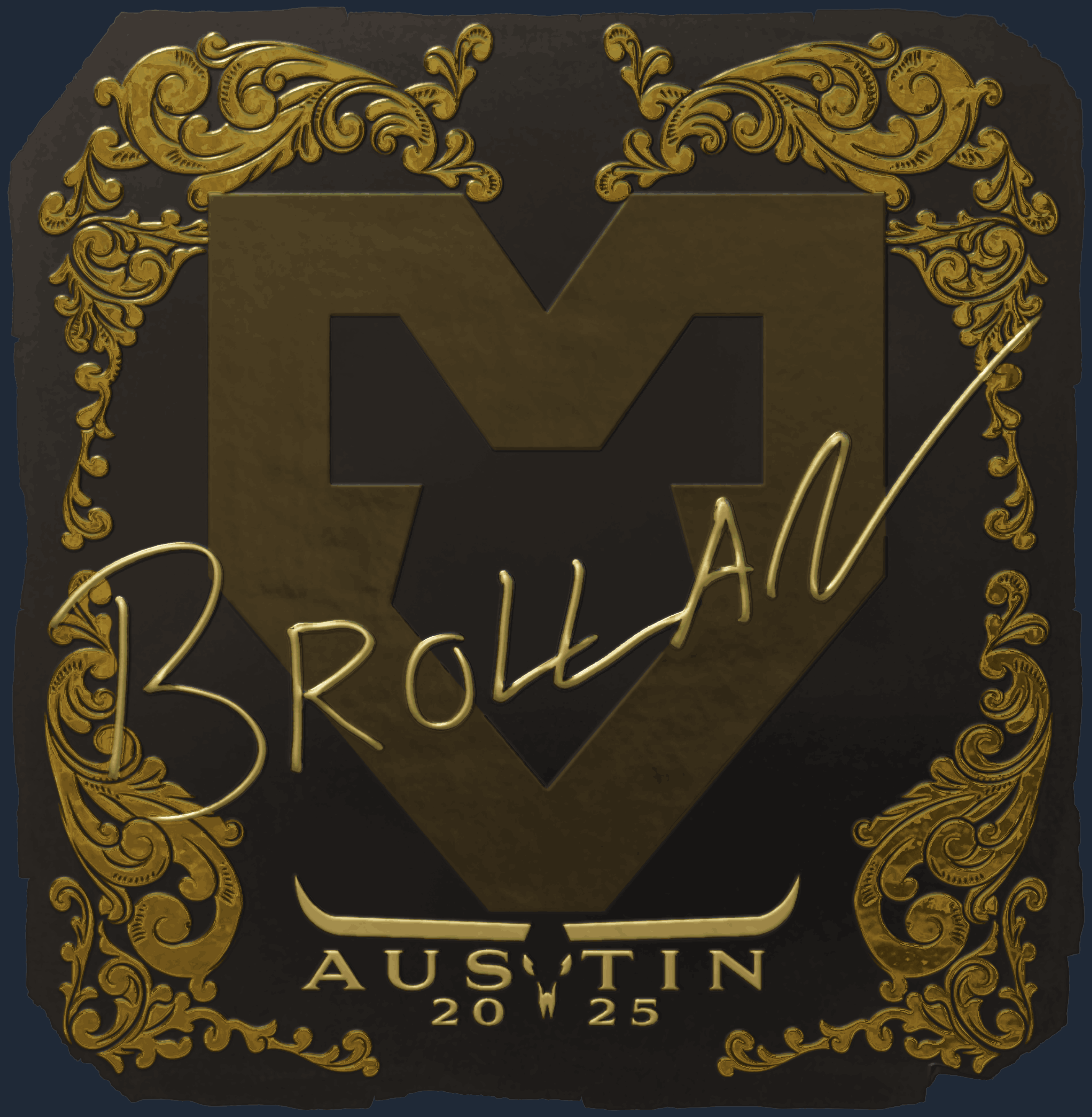 Sticker | Brollan (Gold) | Austin 2025 Image