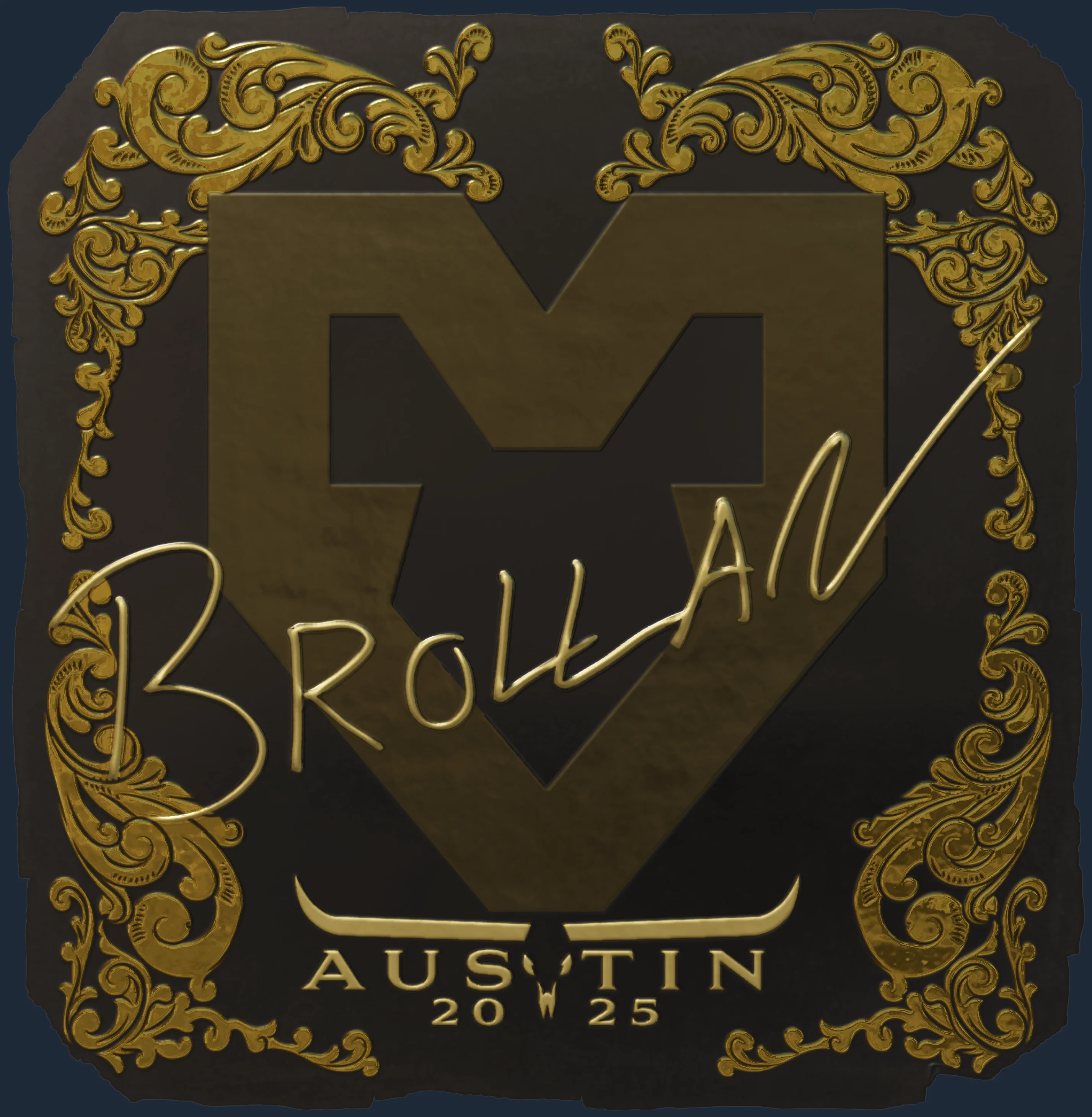 Sticker | Brollan (Gold) | Austin 2025 Image