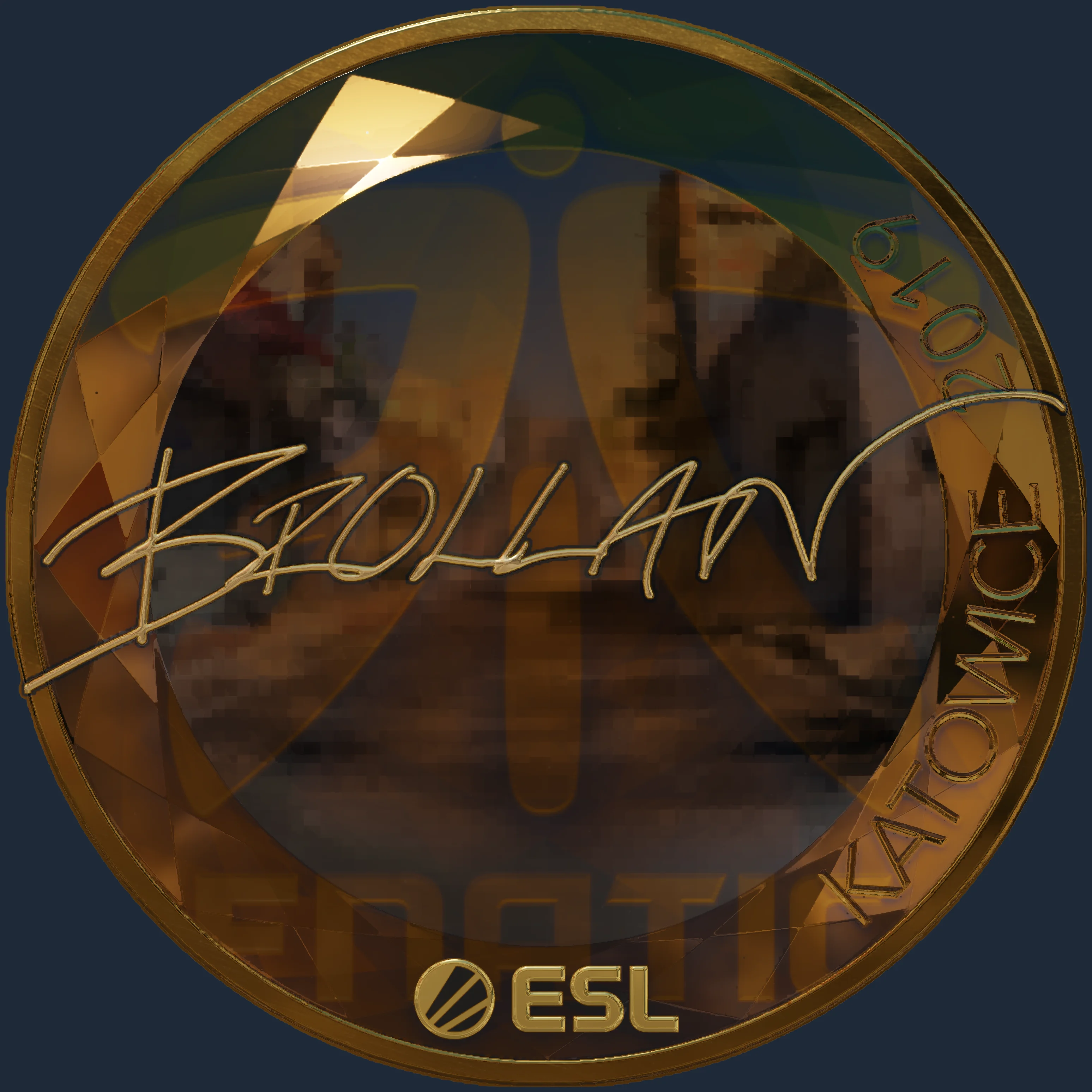 Sticker | Brollan (Gold) | Katowice 2019 Image