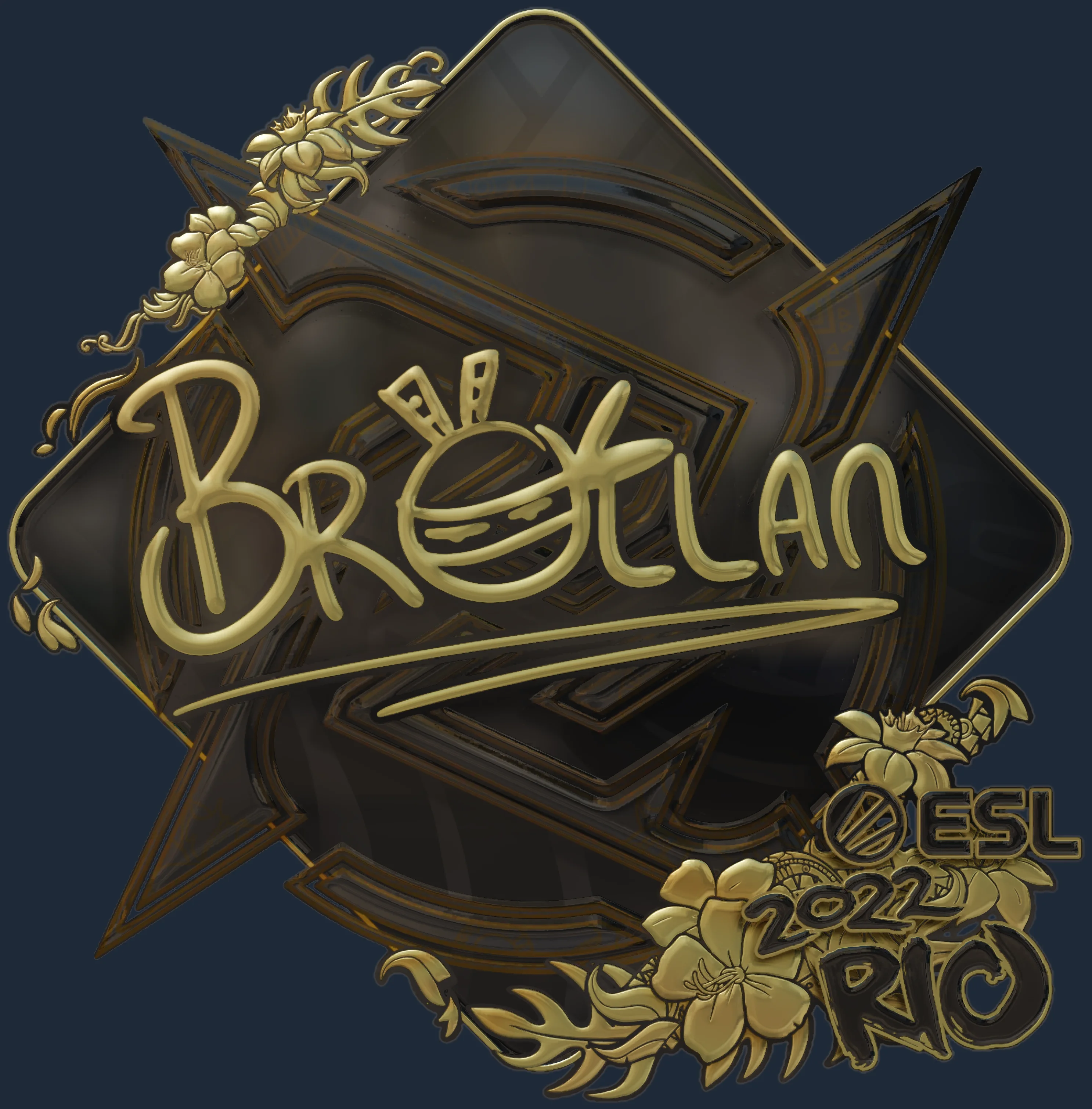 Sticker | Brollan (Gold) | Rio 2022 Image