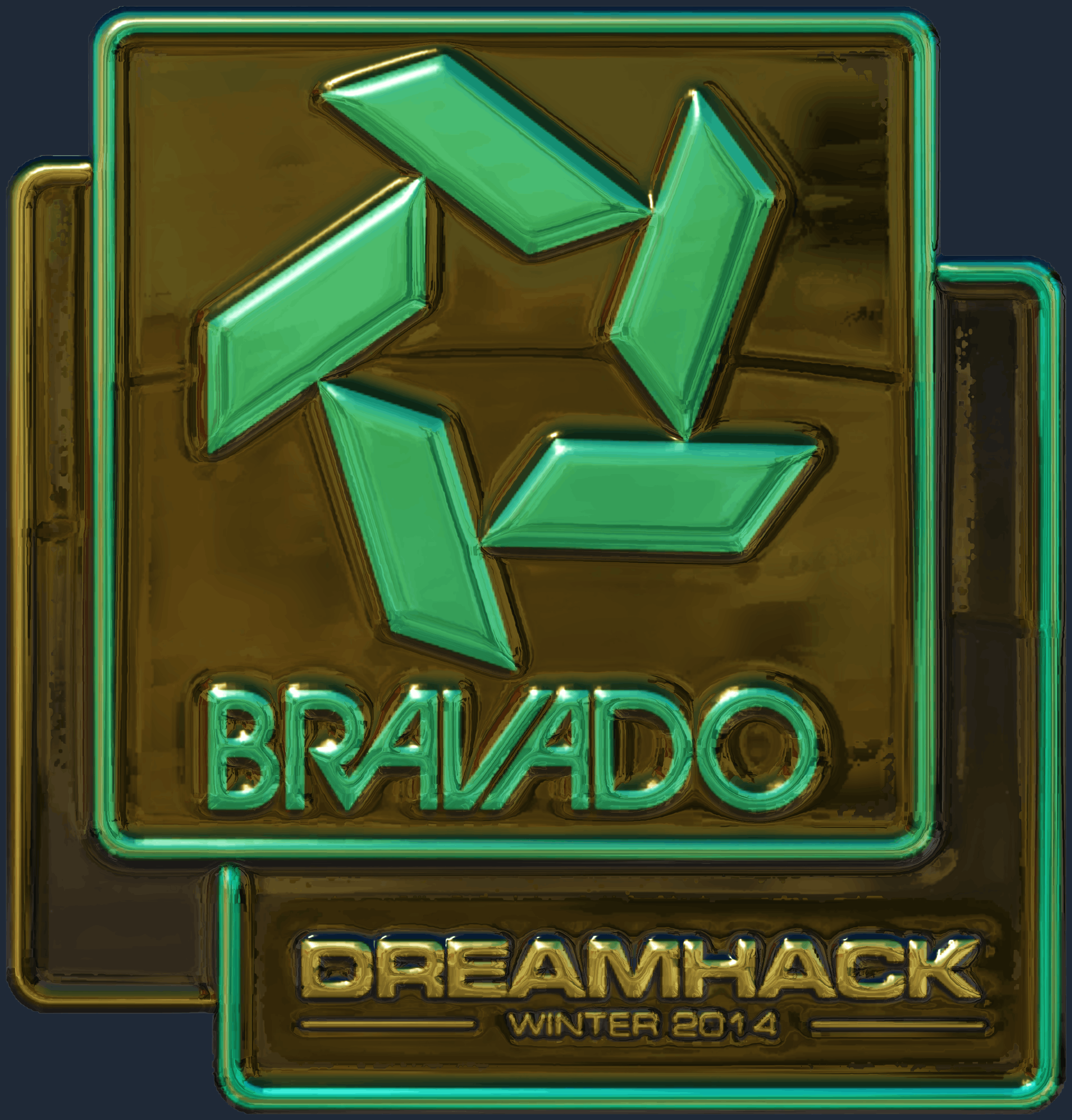 Sticker | Bravado Gaming (Gold) | DreamHack 2014 Image